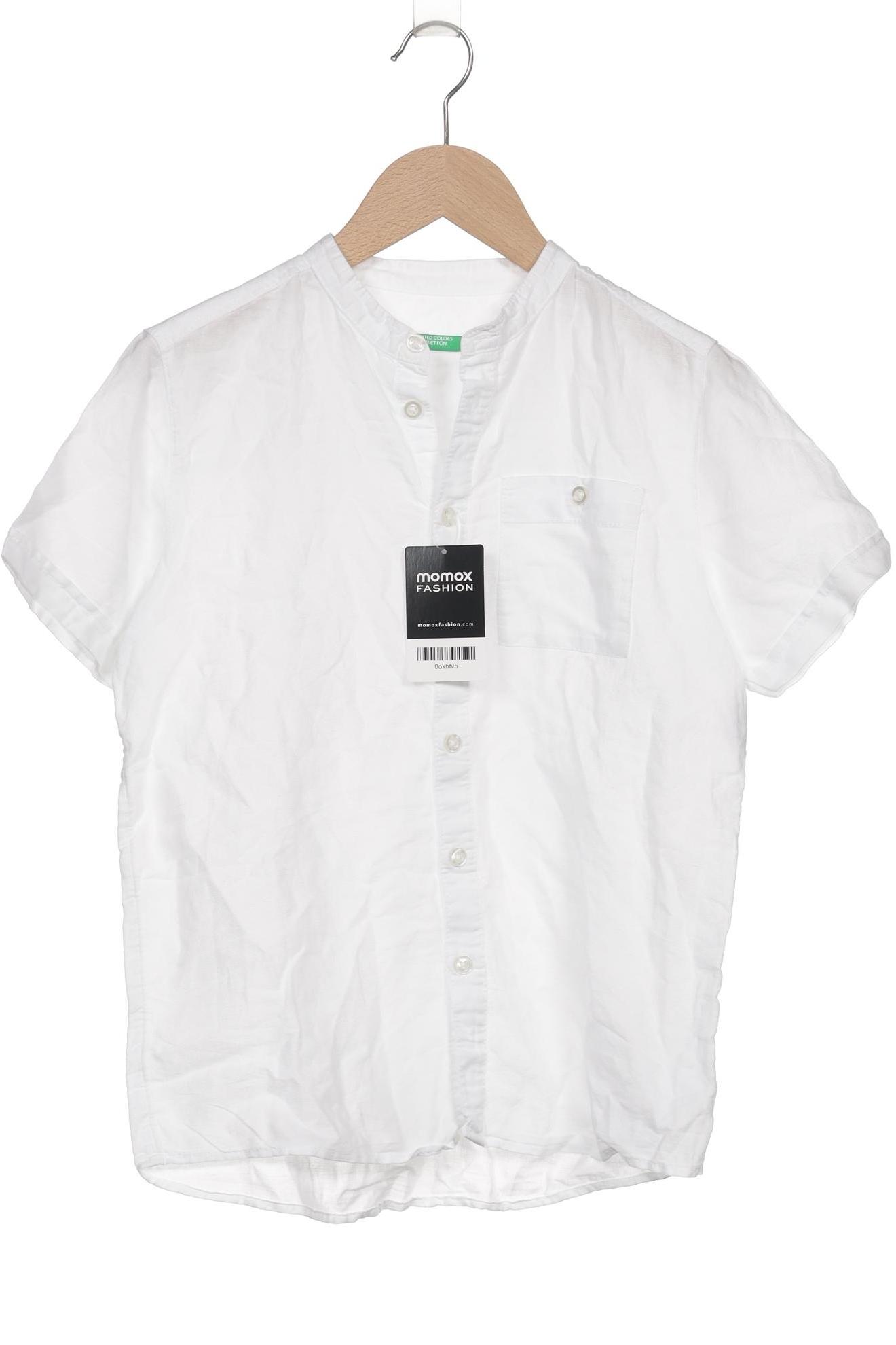 

United Colors OF Benetton Herren Hemd, weiß, Gr. 170