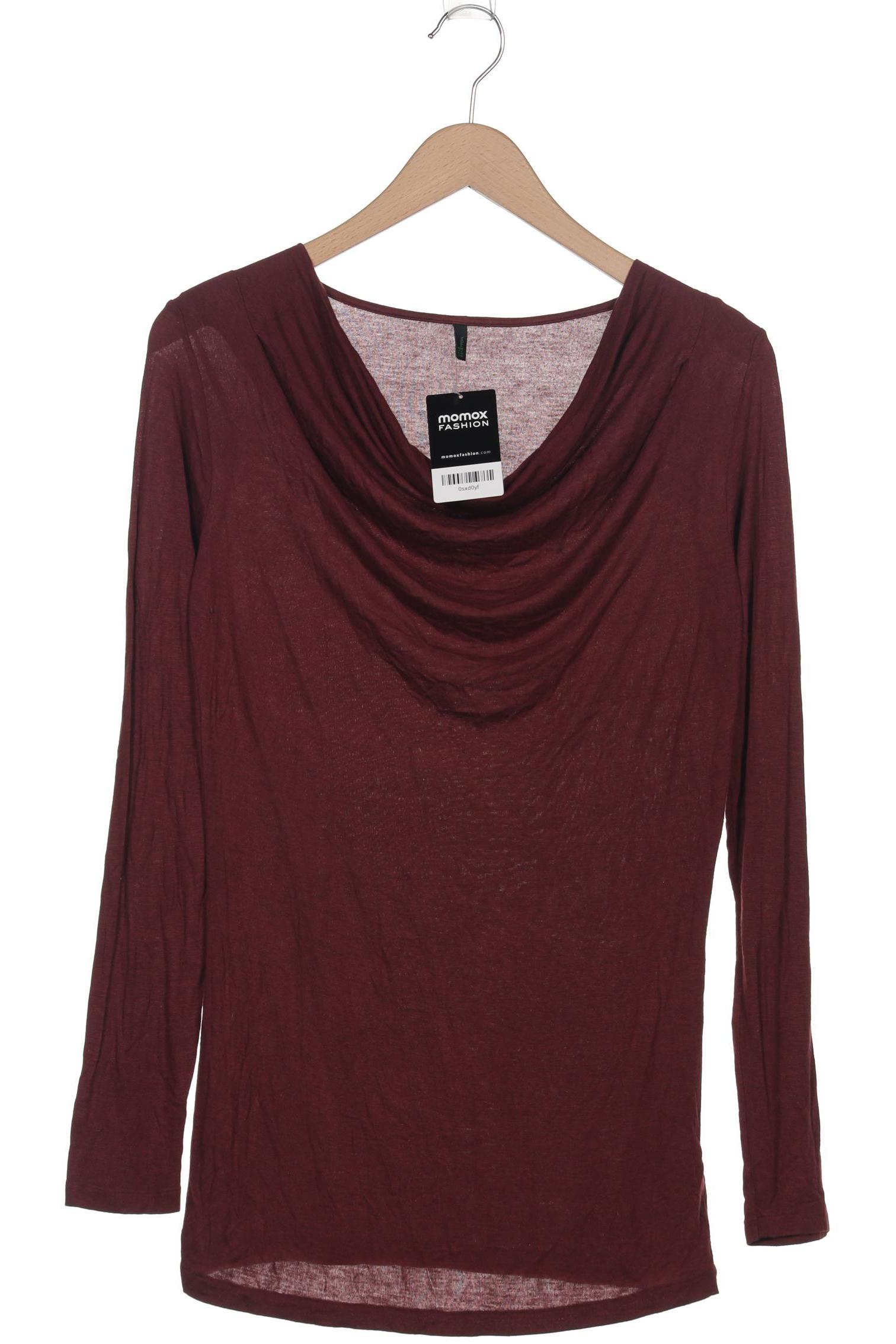 

United Colors OF Benetton Damen Langarmshirt, bordeaux, Gr. 38