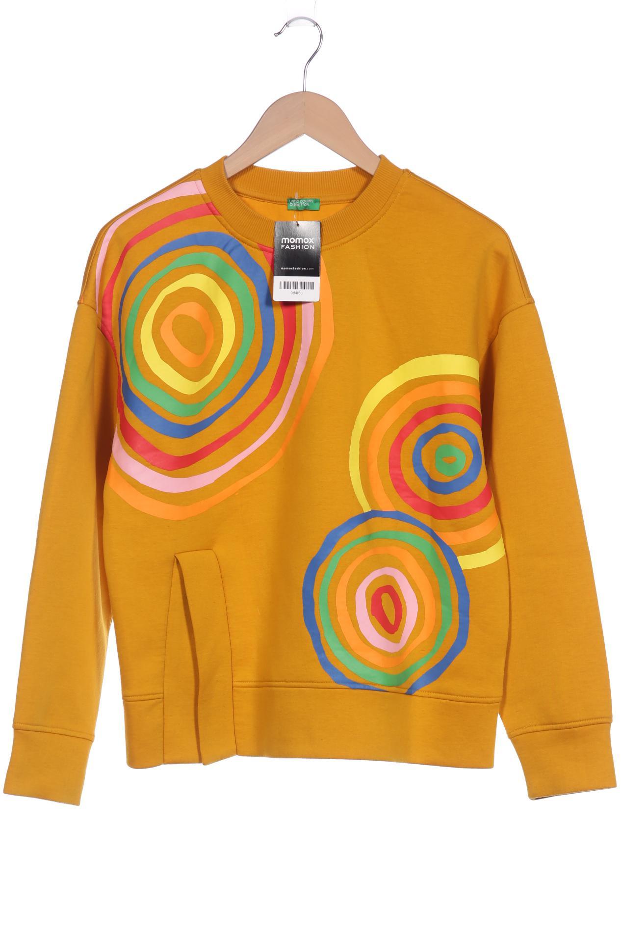

United Colors OF Benetton Damen Sweatshirt, gelb, Gr. 34