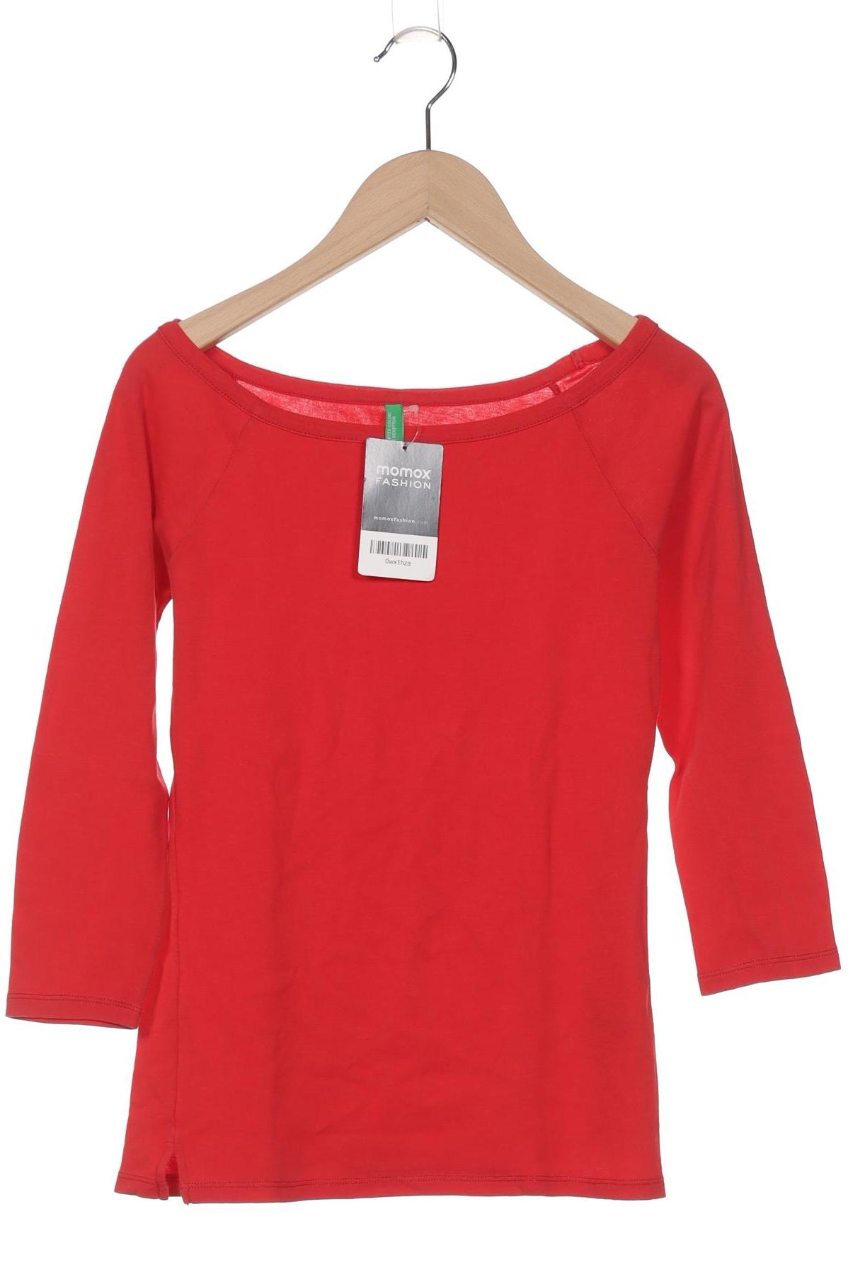 

United Colors OF Benetton Damen Langarmshirt, rot, Gr. 34