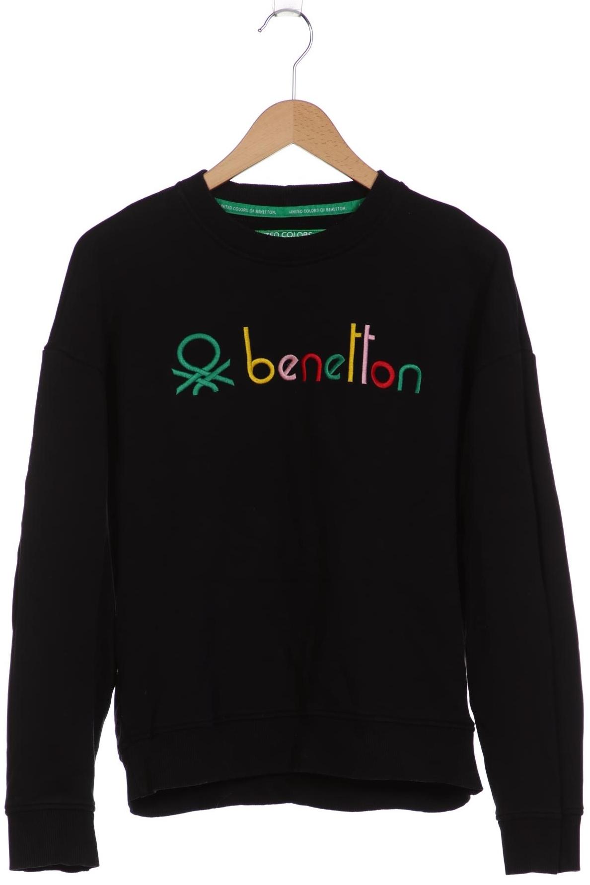 

United Colors OF Benetton Damen Sweatshirt, schwarz, Gr. 36