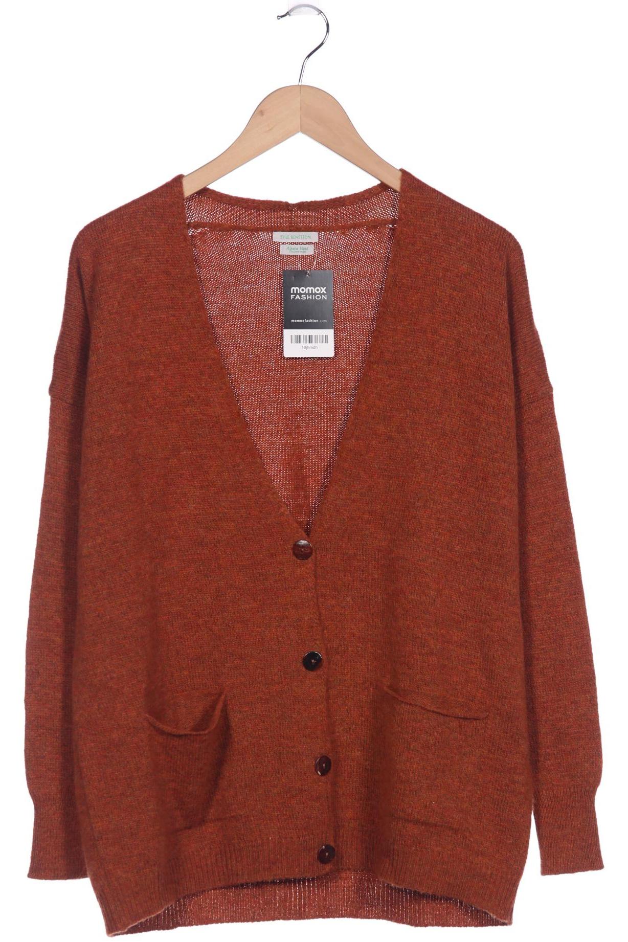 

United Colors OF Benetton Damen Strickjacke, orange, Gr. 34