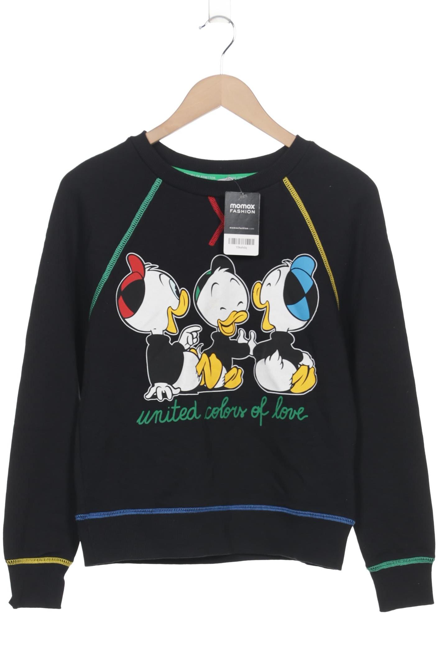 

United Colors OF Benetton Damen Sweatshirt, schwarz, Gr. 38