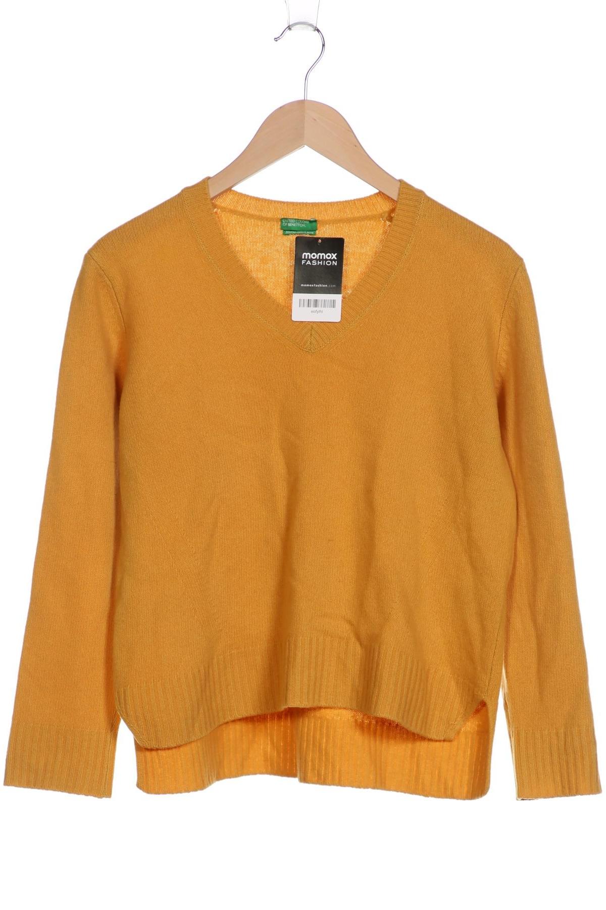 

United Colors OF Benetton Damen Pullover, gelb, Gr. 36
