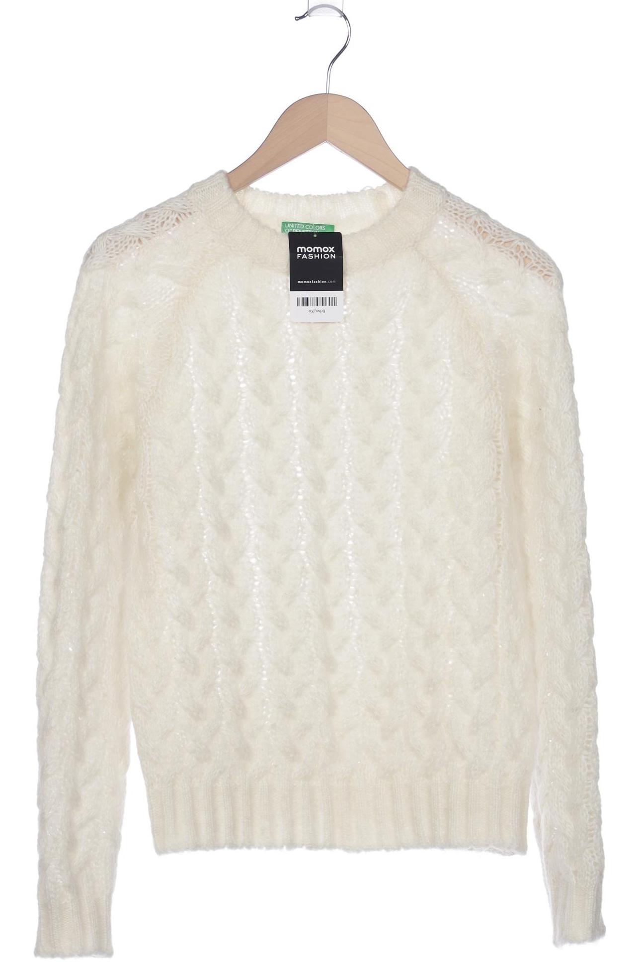 

United Colors OF Benetton Damen Pullover, weiß, Gr. 36