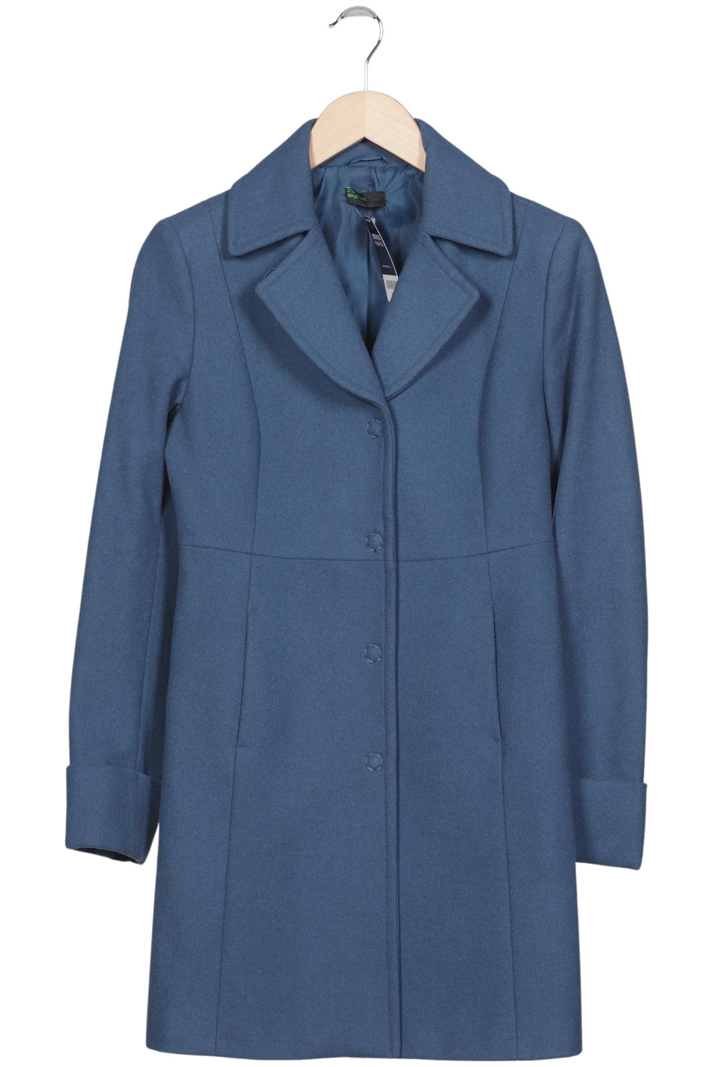 

United Colors OF Benetton Damen Mantel, blau, Gr. 40