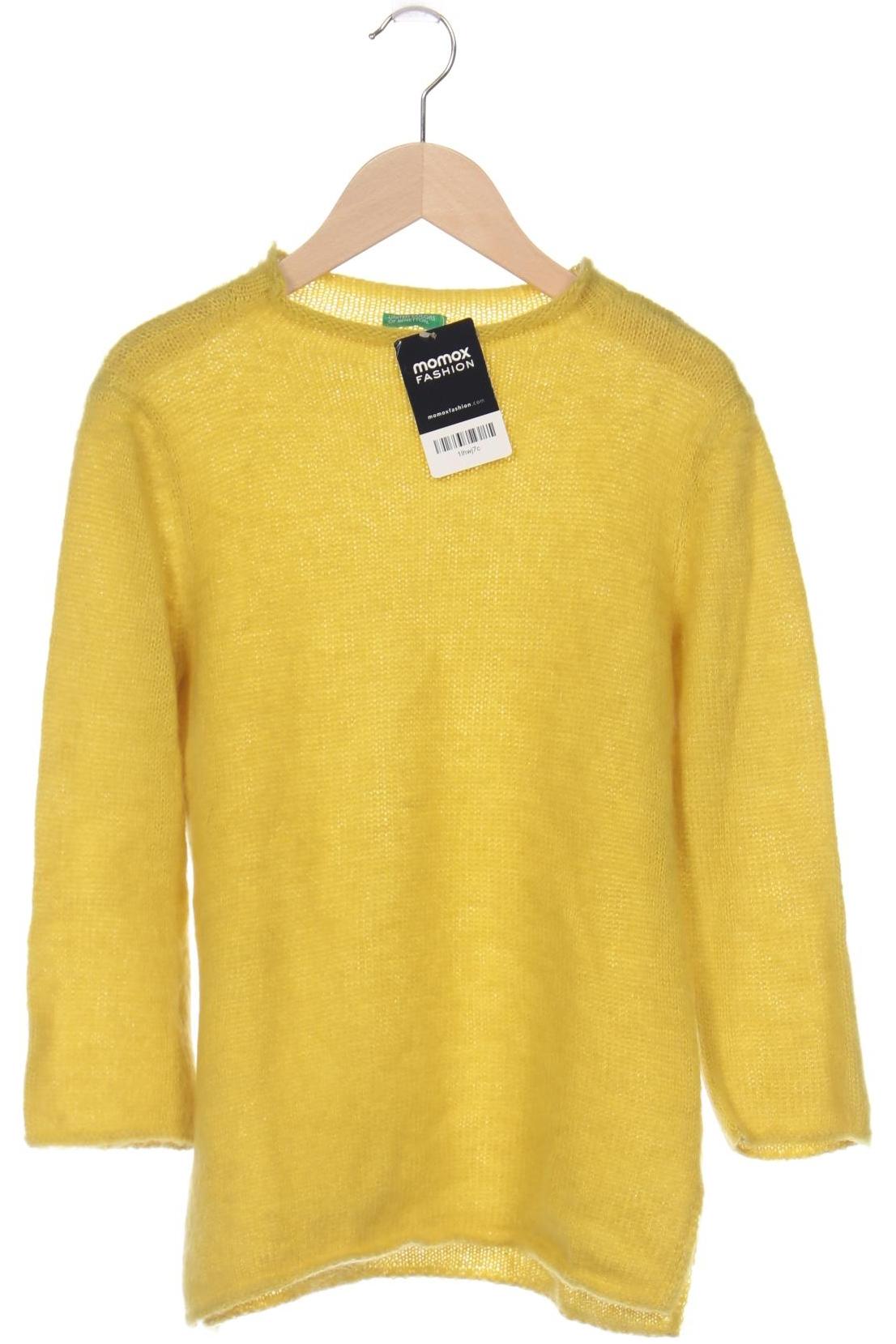 

United Colors OF Benetton Damen Pullover, gelb, Gr. 34