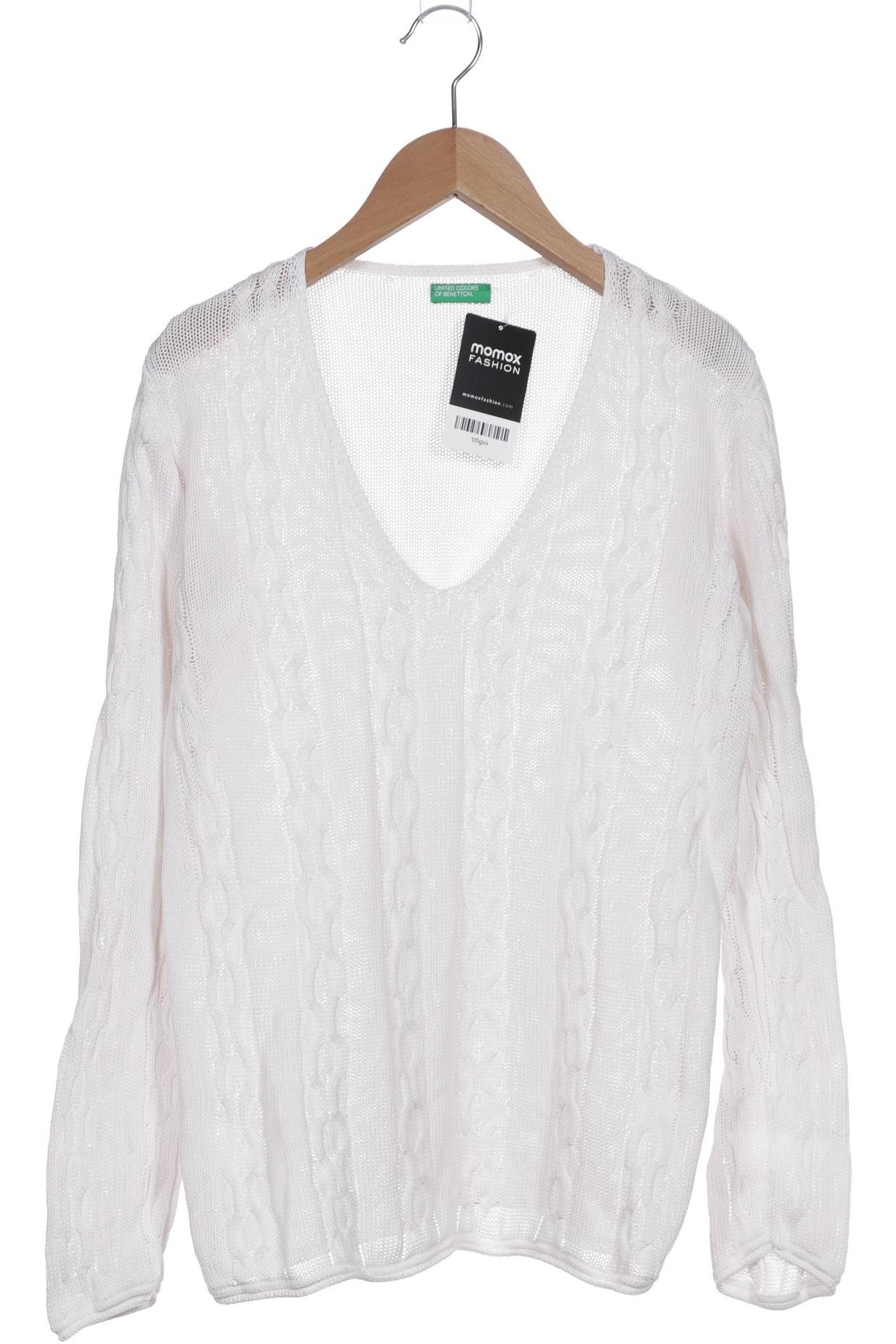 

UNITED COLORS OF BENETTON Damen Pullover, weiß