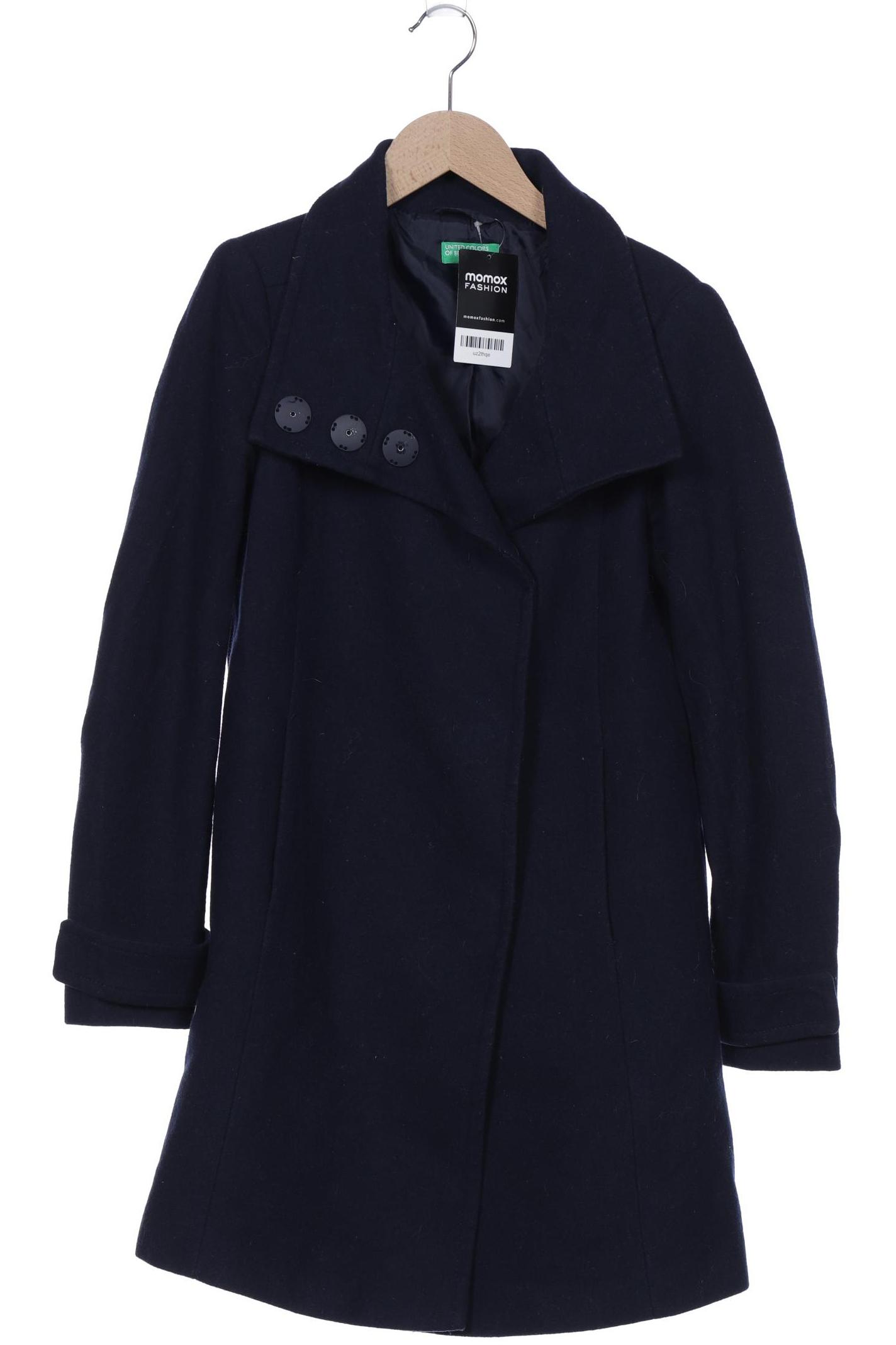 

United Colors OF Benetton Damen Mantel, marineblau, Gr. 32