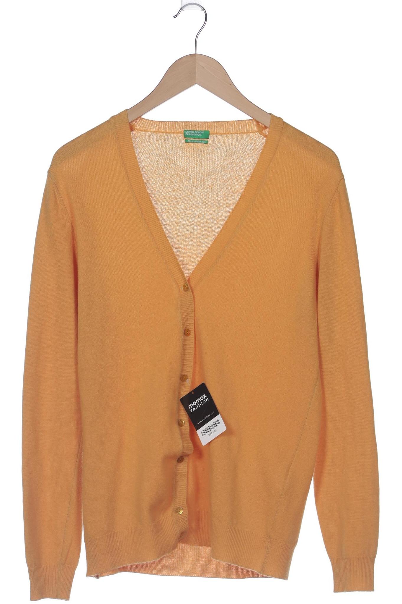 

United Colors OF Benetton Damen Strickjacke, orange, Gr. 44