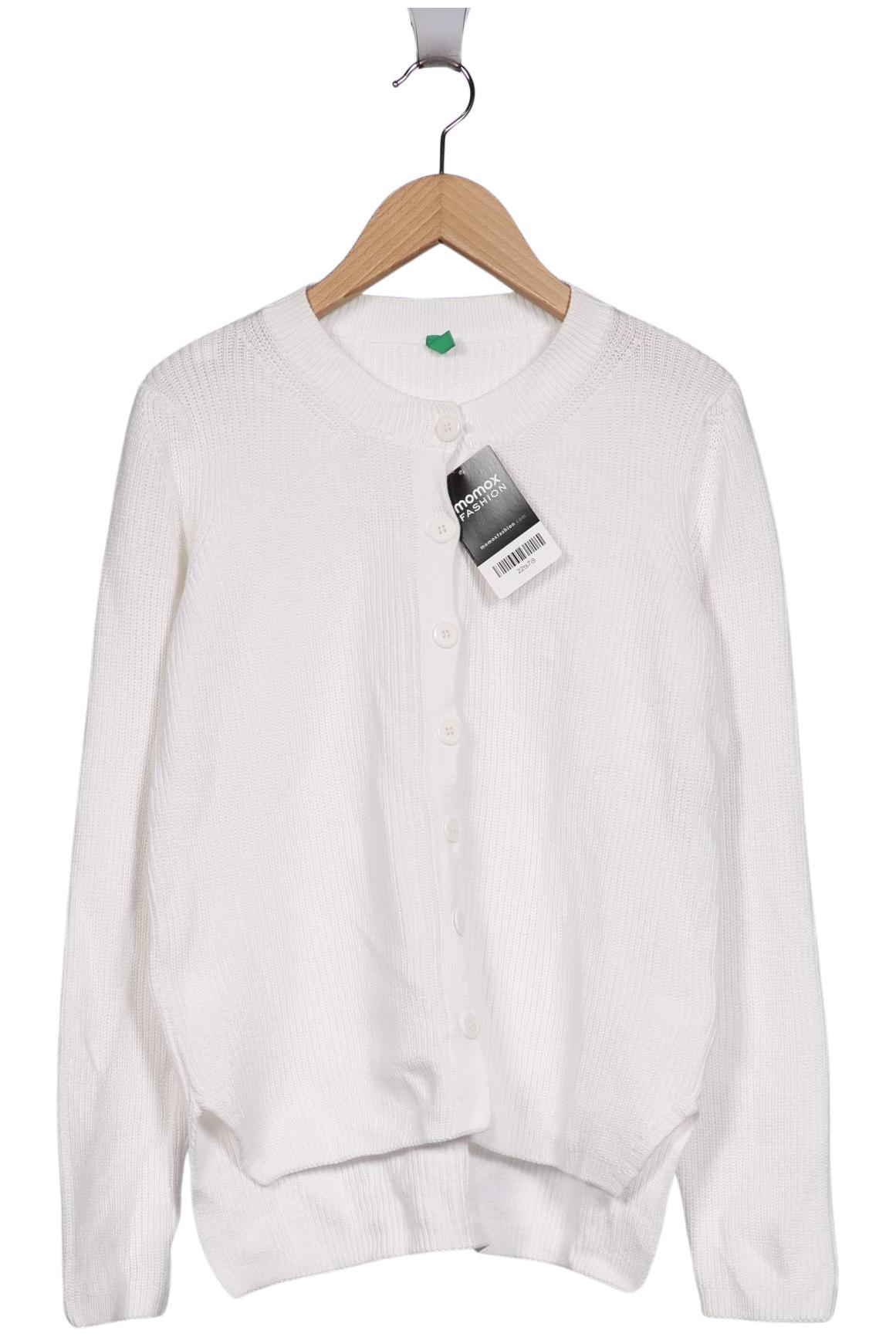 

United Colors OF Benetton Damen Strickjacke, weiß, Gr. 34