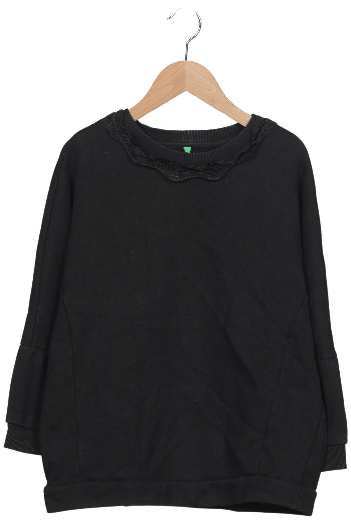 

United Colors OF Benetton Damen Sweatshirt, schwarz, Gr. 36