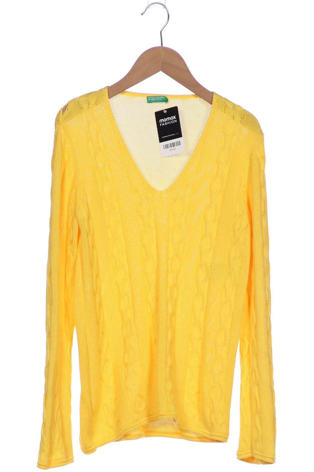 

United Colors OF Benetton Damen Pullover, gelb, Gr. 36