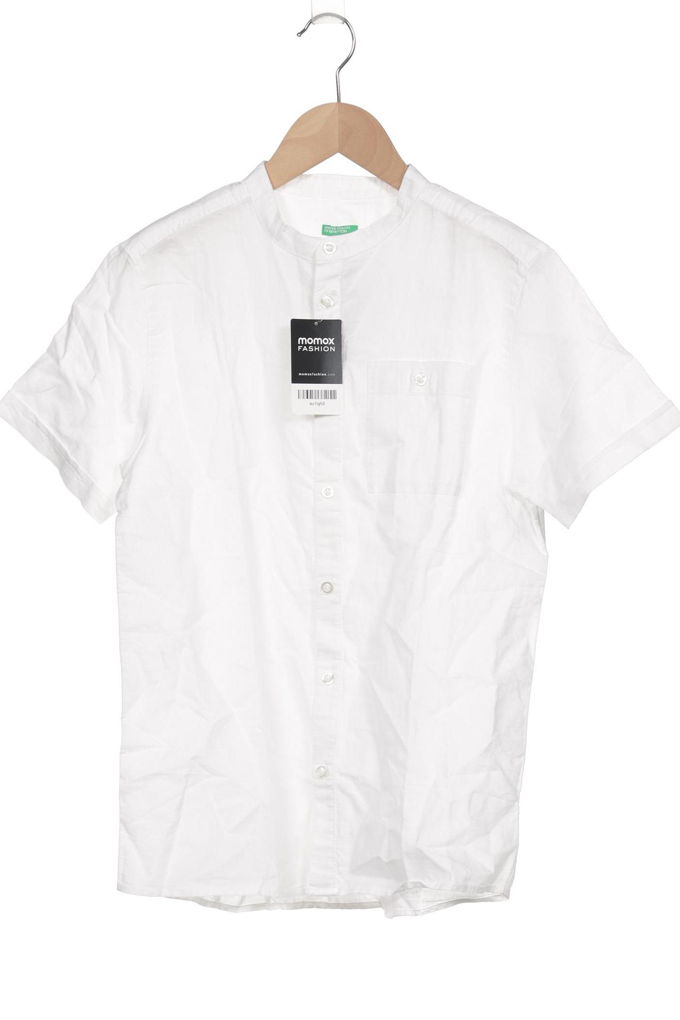 

United Colors OF Benetton Herren Hemd, weiß, Gr. 170