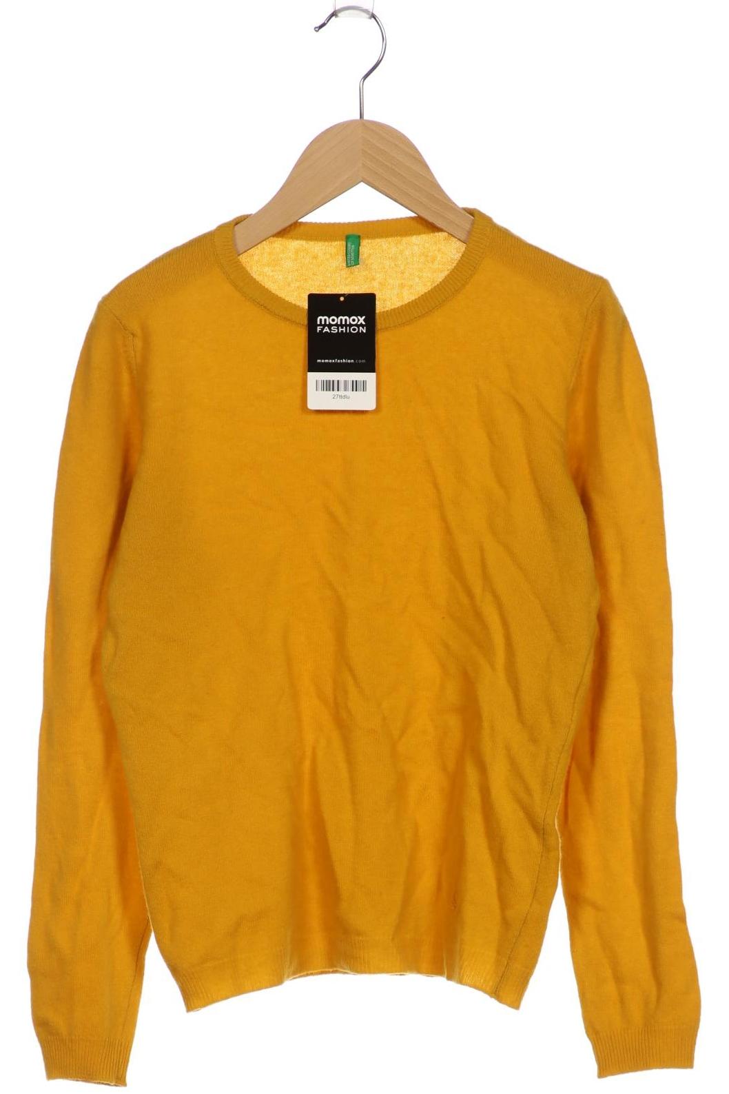 

United Colors OF Benetton Damen Pullover, gelb, Gr. 36