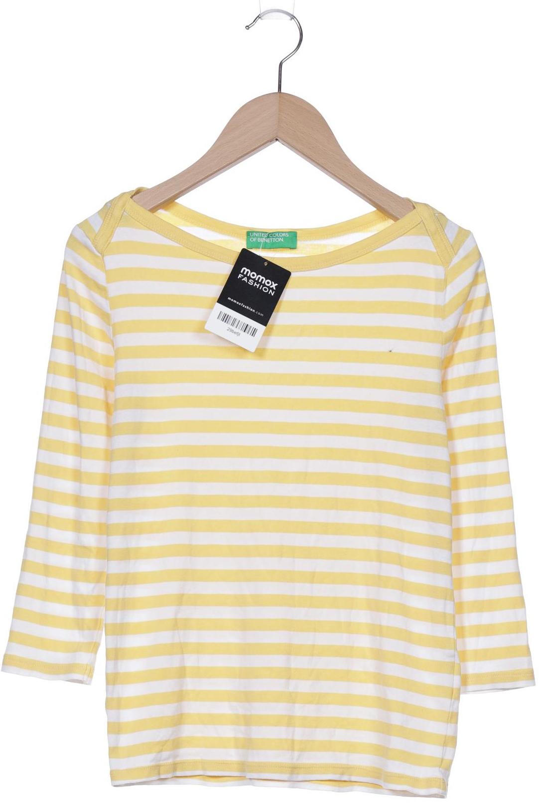 

United Colors OF Benetton Damen Langarmshirt, gelb, Gr. 34