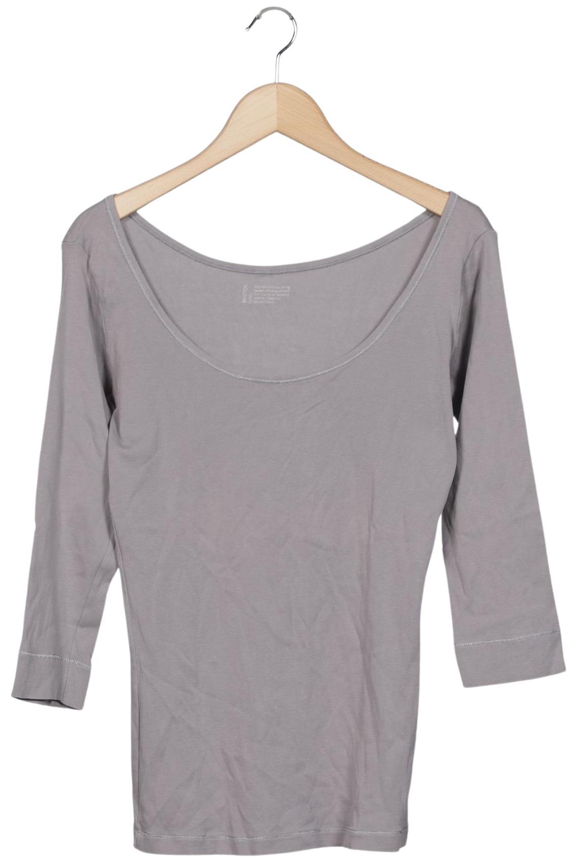 

United Colors OF Benetton Damen Langarmshirt, grau, Gr. 42