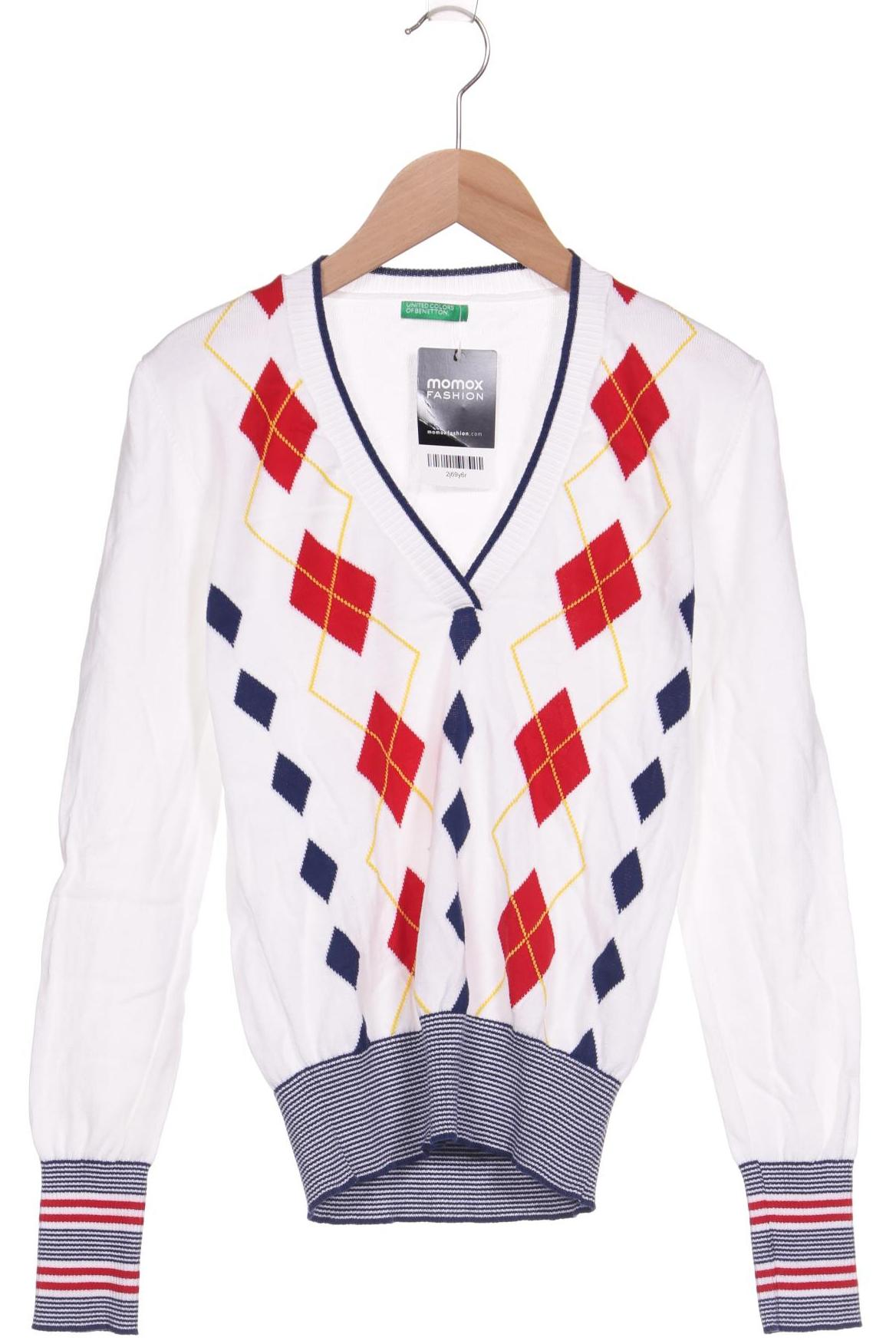 

United Colors OF Benetton Damen Pullover, weiß, Gr. 34