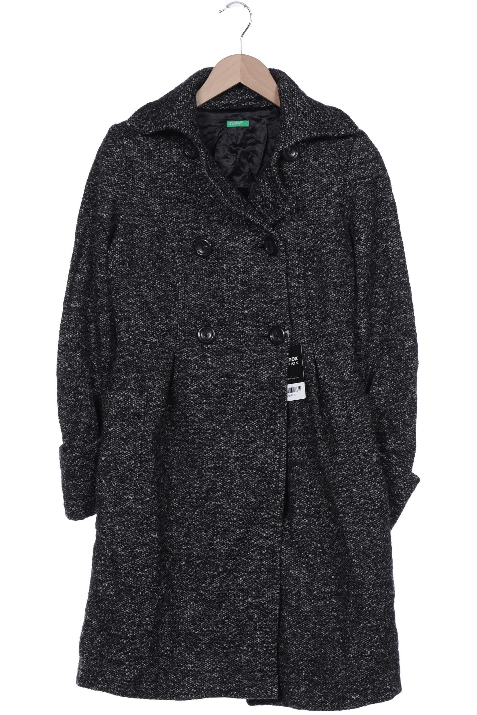 

United Colors OF Benetton Damen Mantel, schwarz, Gr. 42