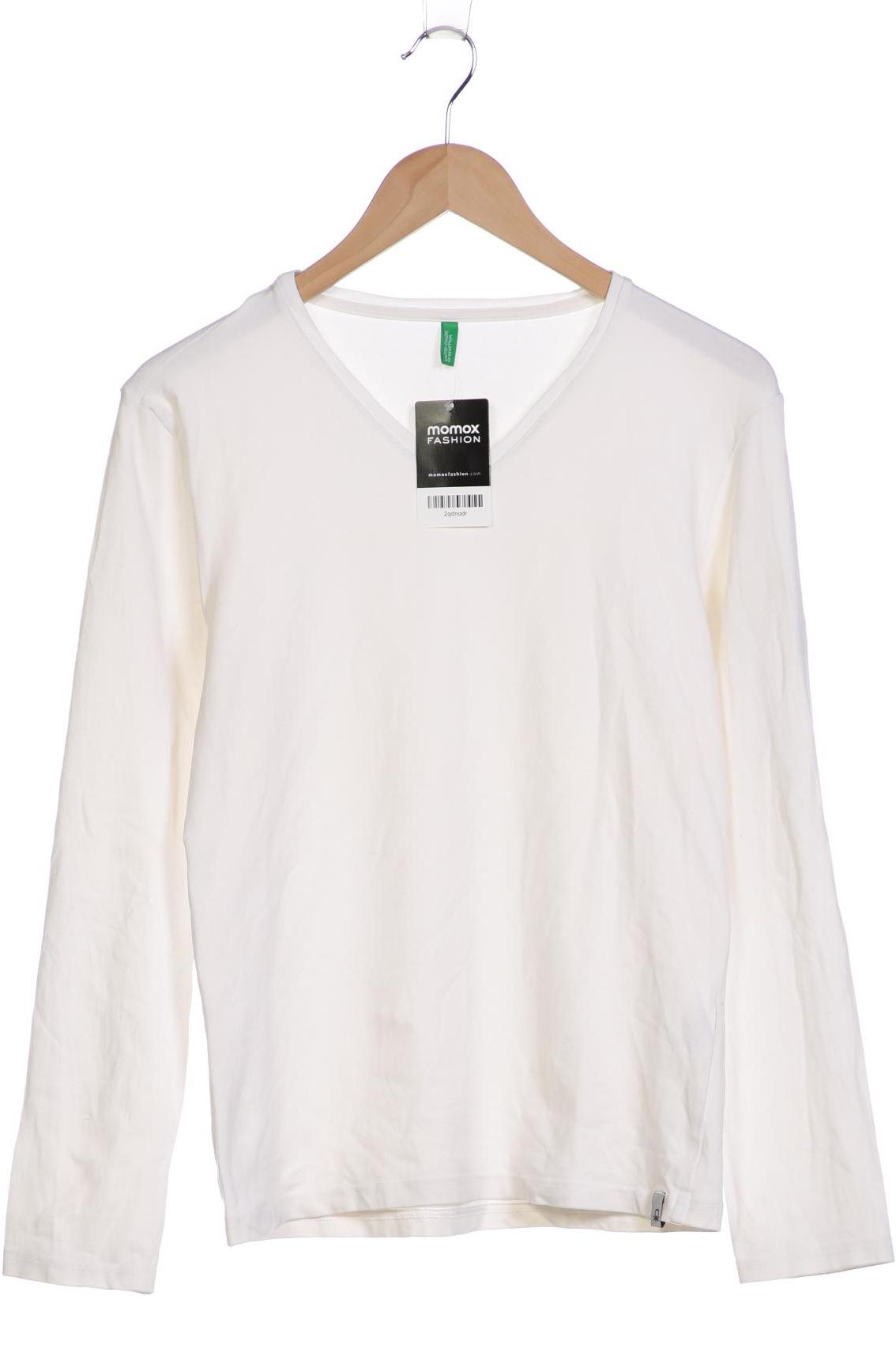 

United Colors OF Benetton Damen Langarmshirt, weiß, Gr. 42