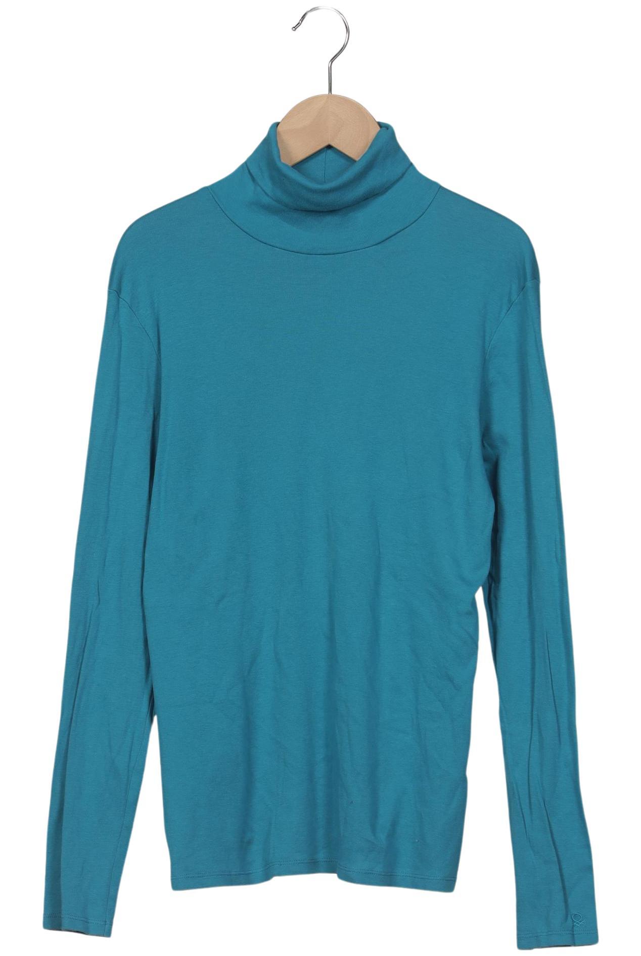 

United Colors OF Benetton Damen Langarmshirt, türkis, Gr. 38