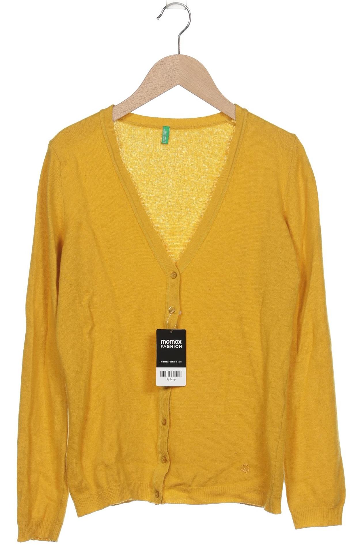 

United Colors OF Benetton Damen Strickjacke, gelb, Gr. 36