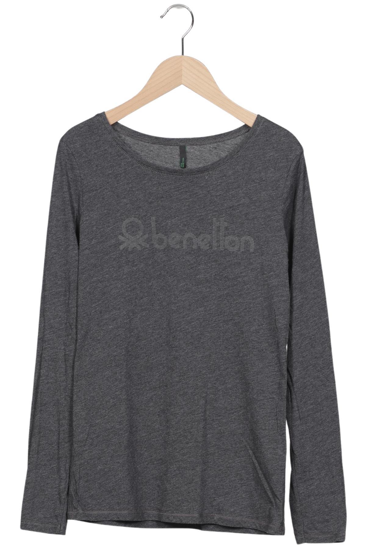 

United Colors OF Benetton Damen Langarmshirt, grau, Gr. 38