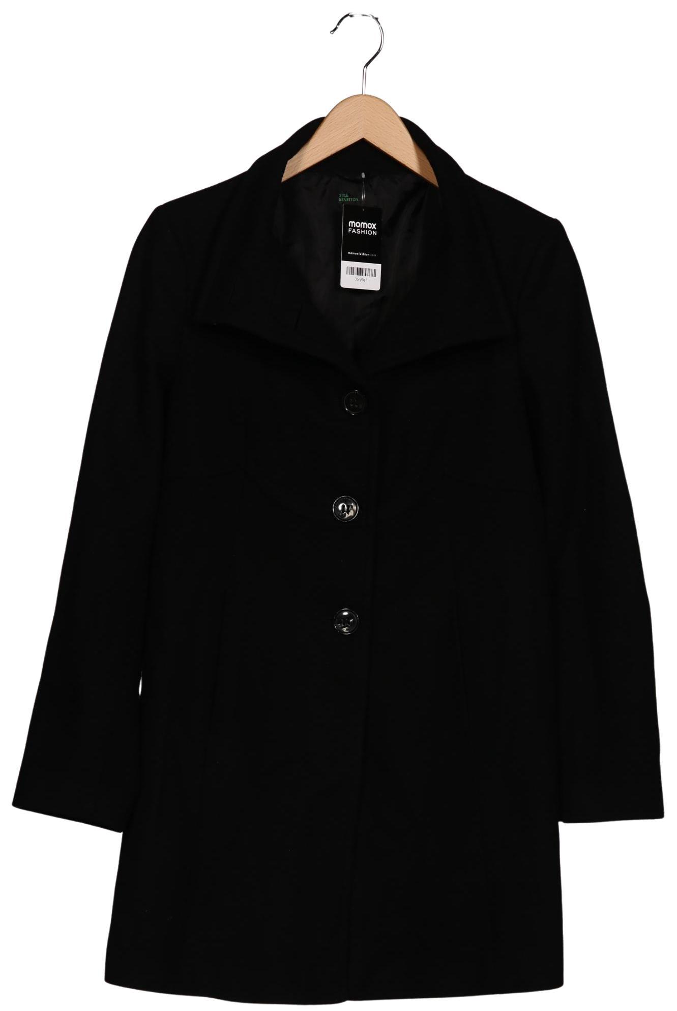 

United Colors OF Benetton Damen Mantel, schwarz, Gr. 40
