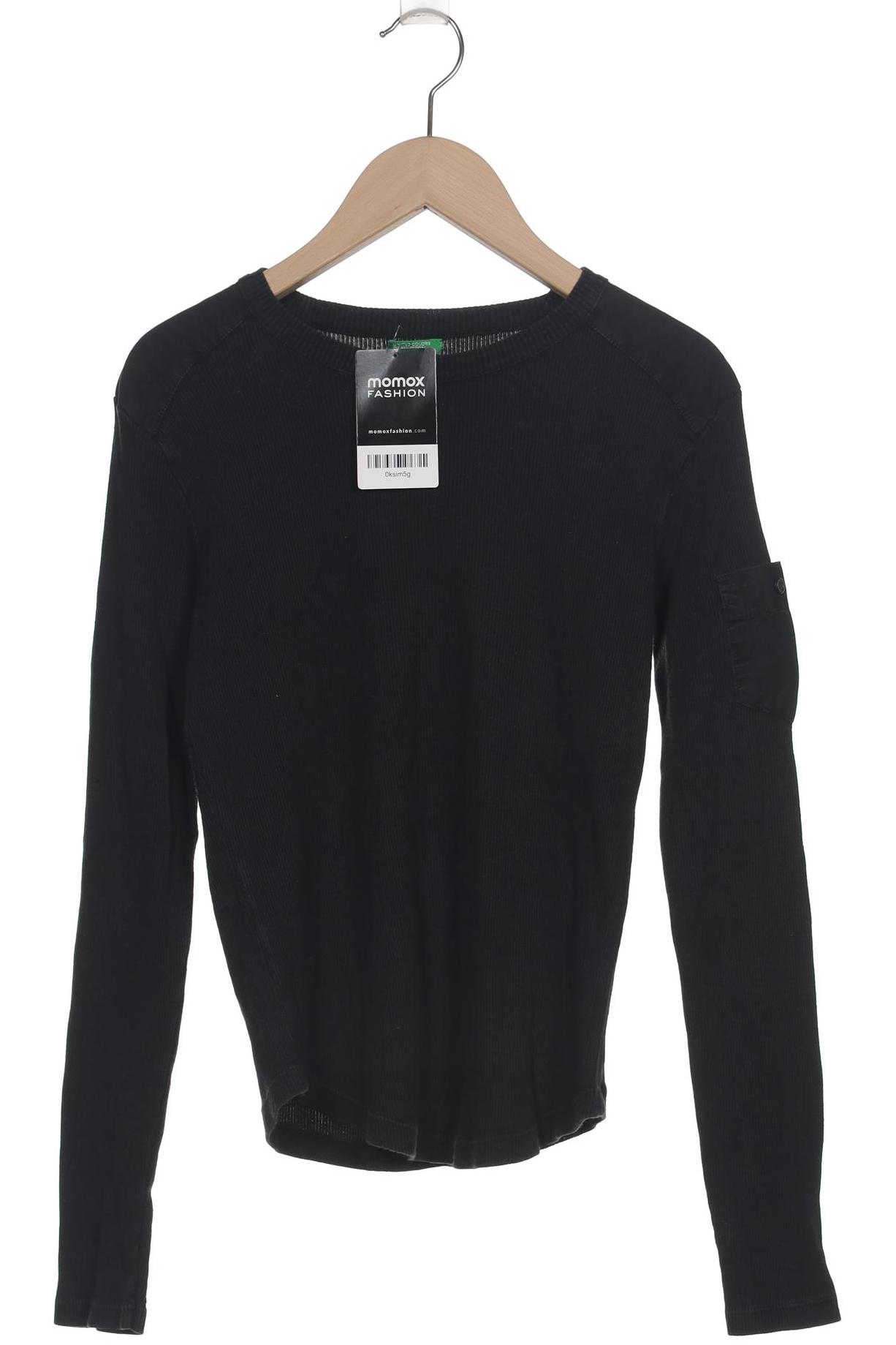 

United Colors OF Benetton Damen Langarmshirt, schwarz, Gr. 36