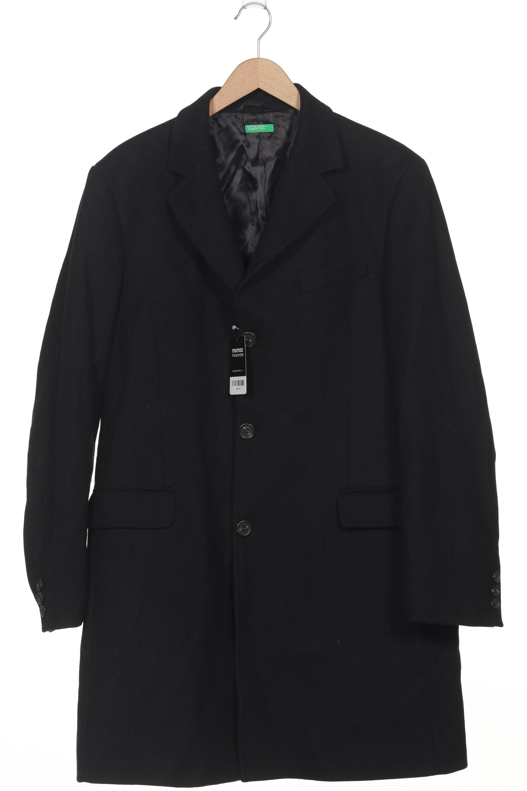 

United Colors OF Benetton Herren Mantel, schwarz, Gr. 54