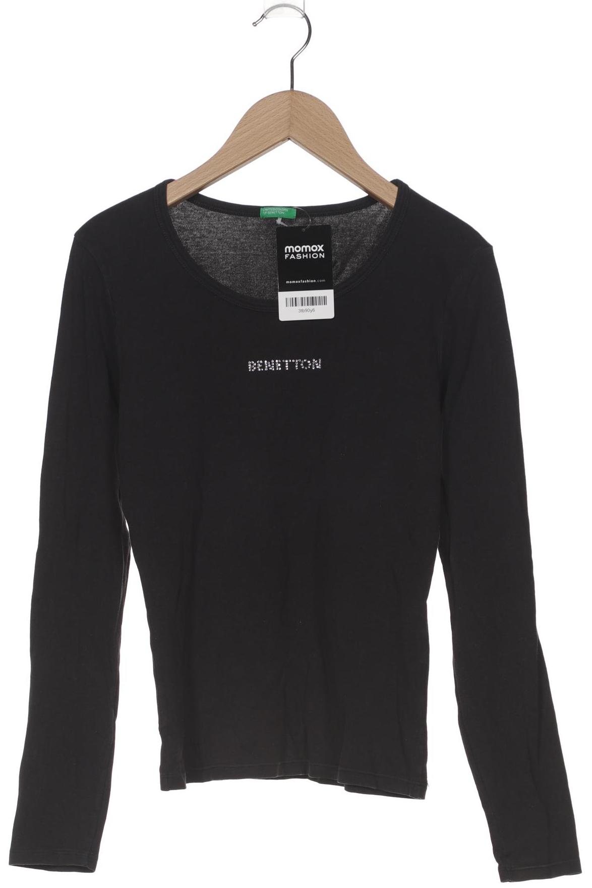 

United Colors OF Benetton Damen Langarmshirt, schwarz, Gr. 34