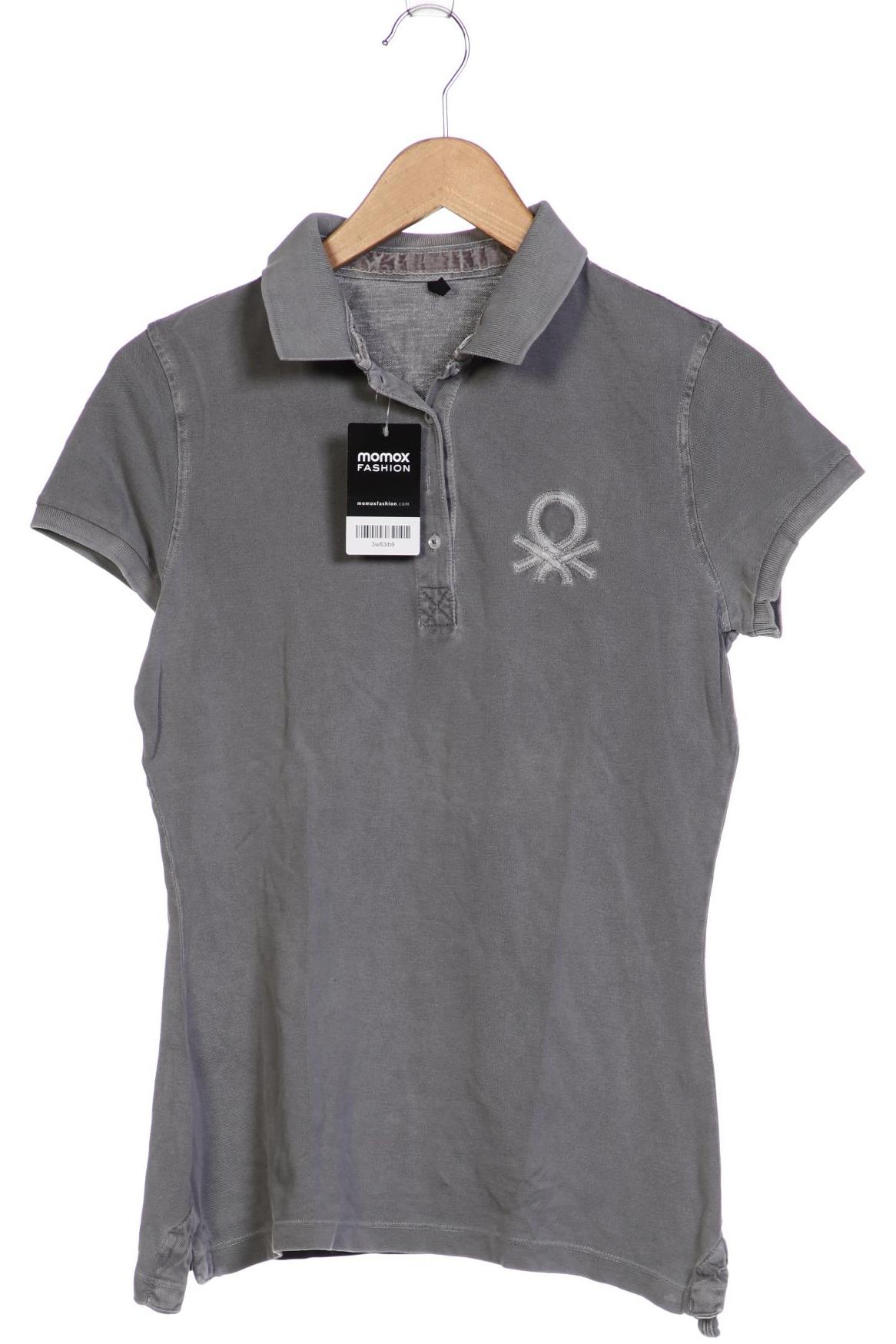 

UNITED COLORS OF BENETTON Damen Poloshirt, grau