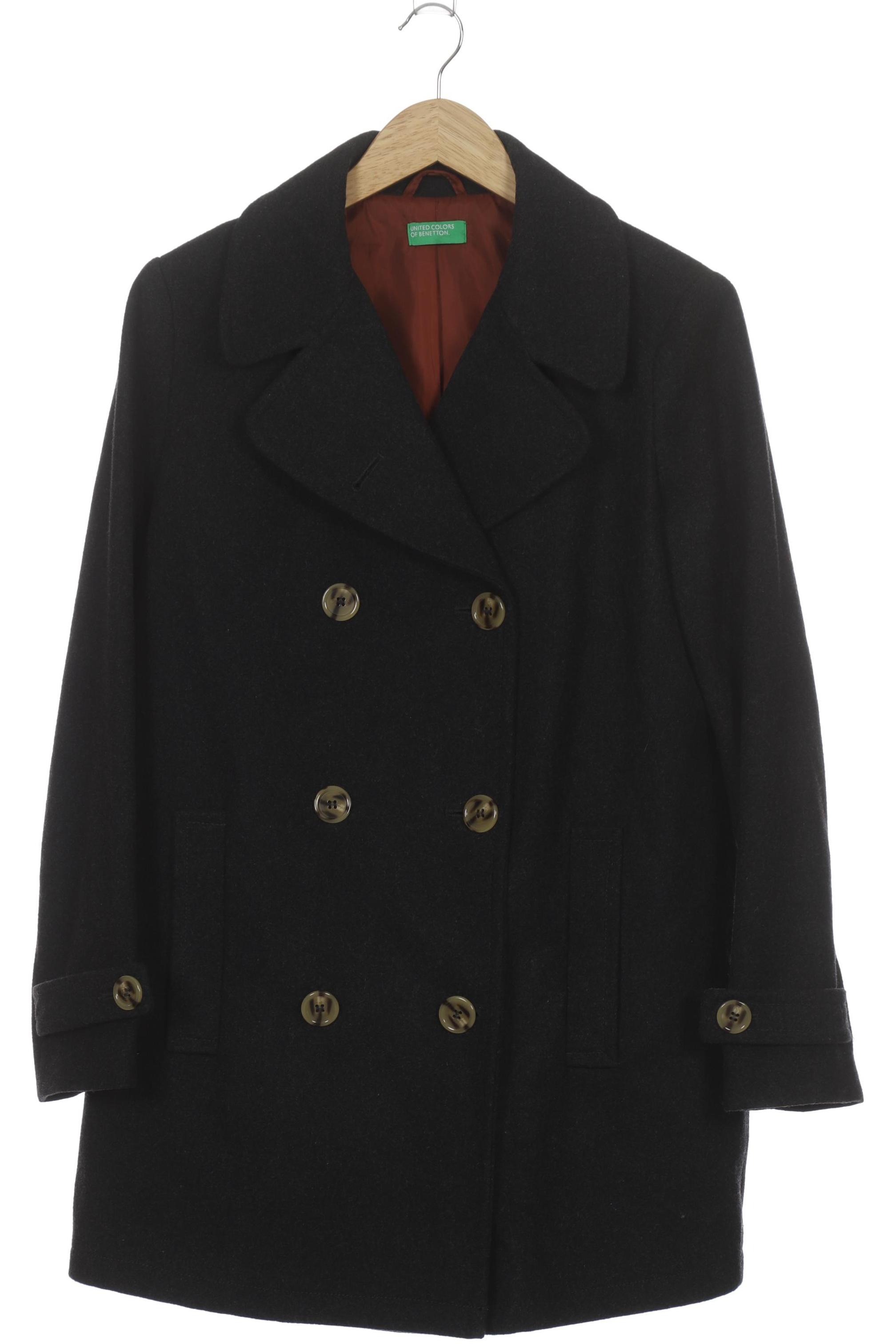 

United Colors OF Benetton Damen Mantel, schwarz, Gr. 44
