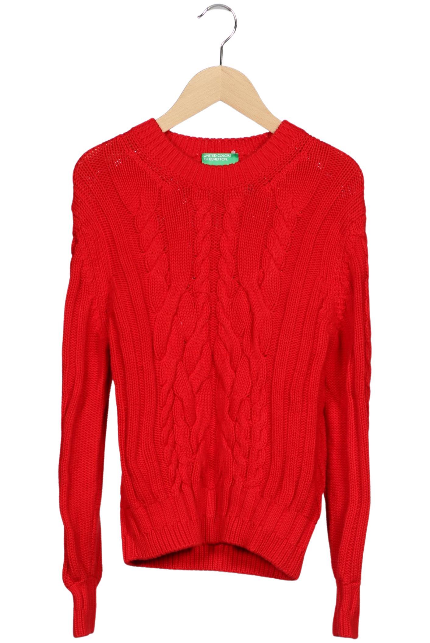 

United Colors OF Benetton Damen Pullover, rot, Gr. 34