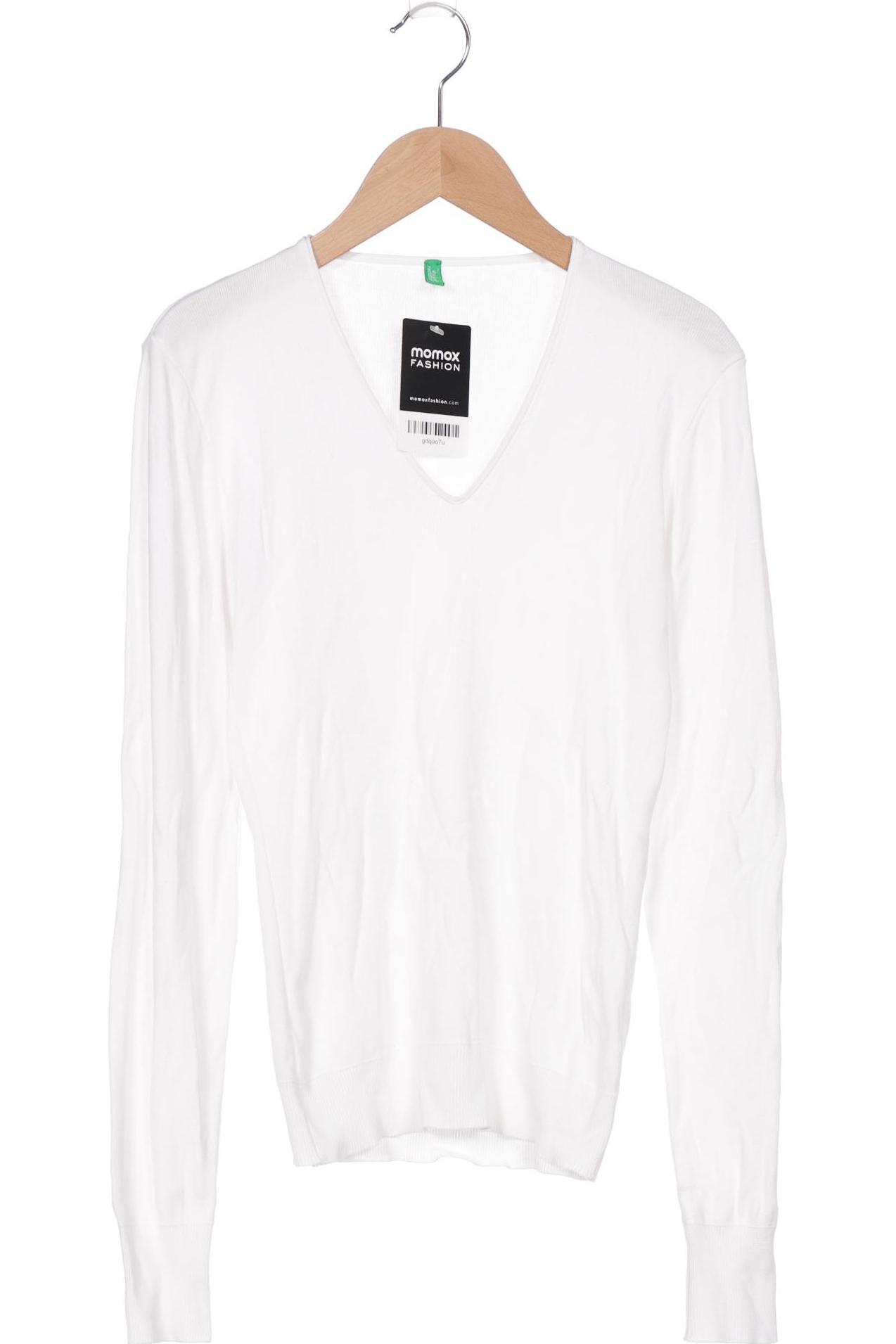 

UNITED COLORS OF BENETTON Damen Langarmshirt, weiß