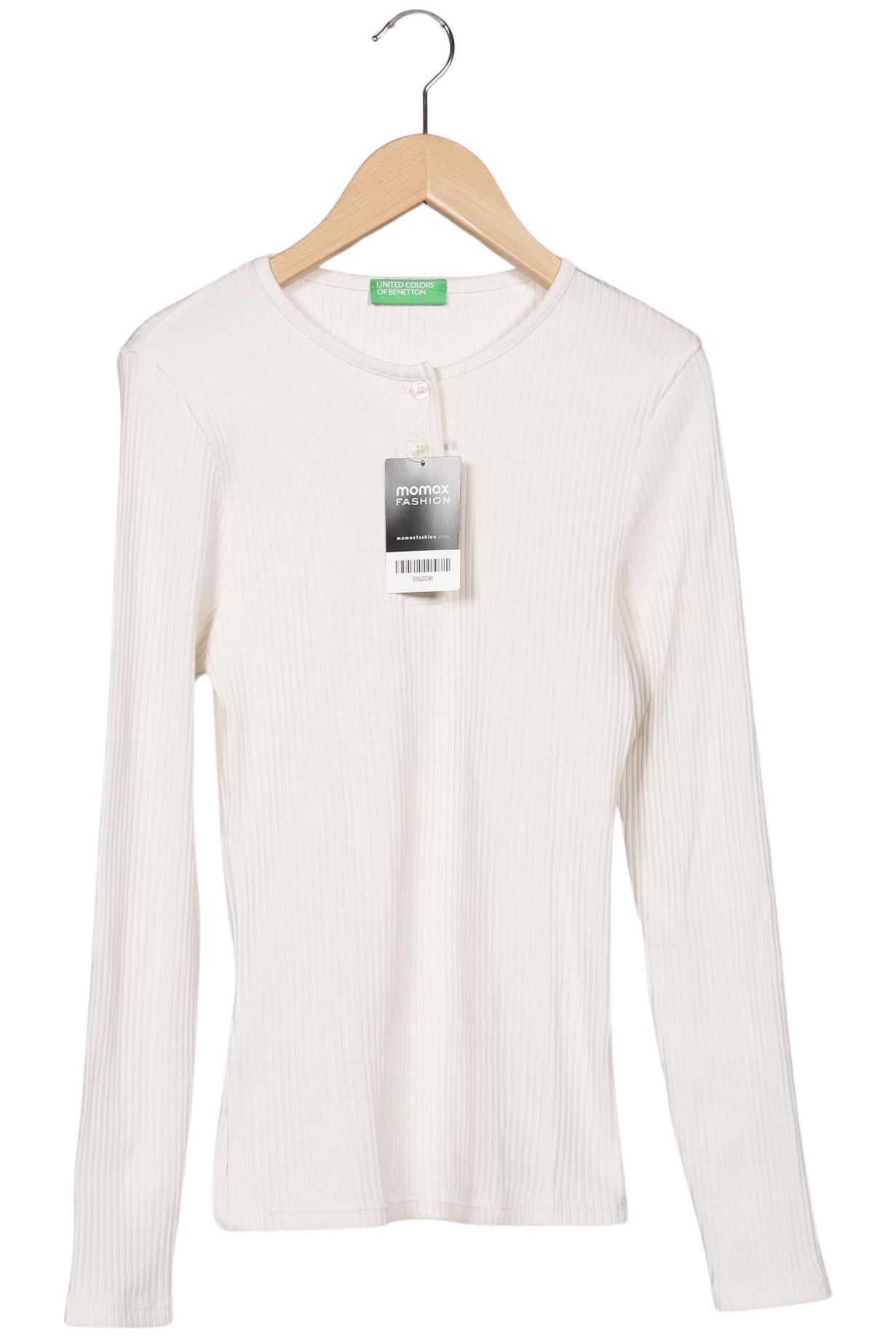 

United Colors OF Benetton Damen Langarmshirt, cremeweiß, Gr. 38