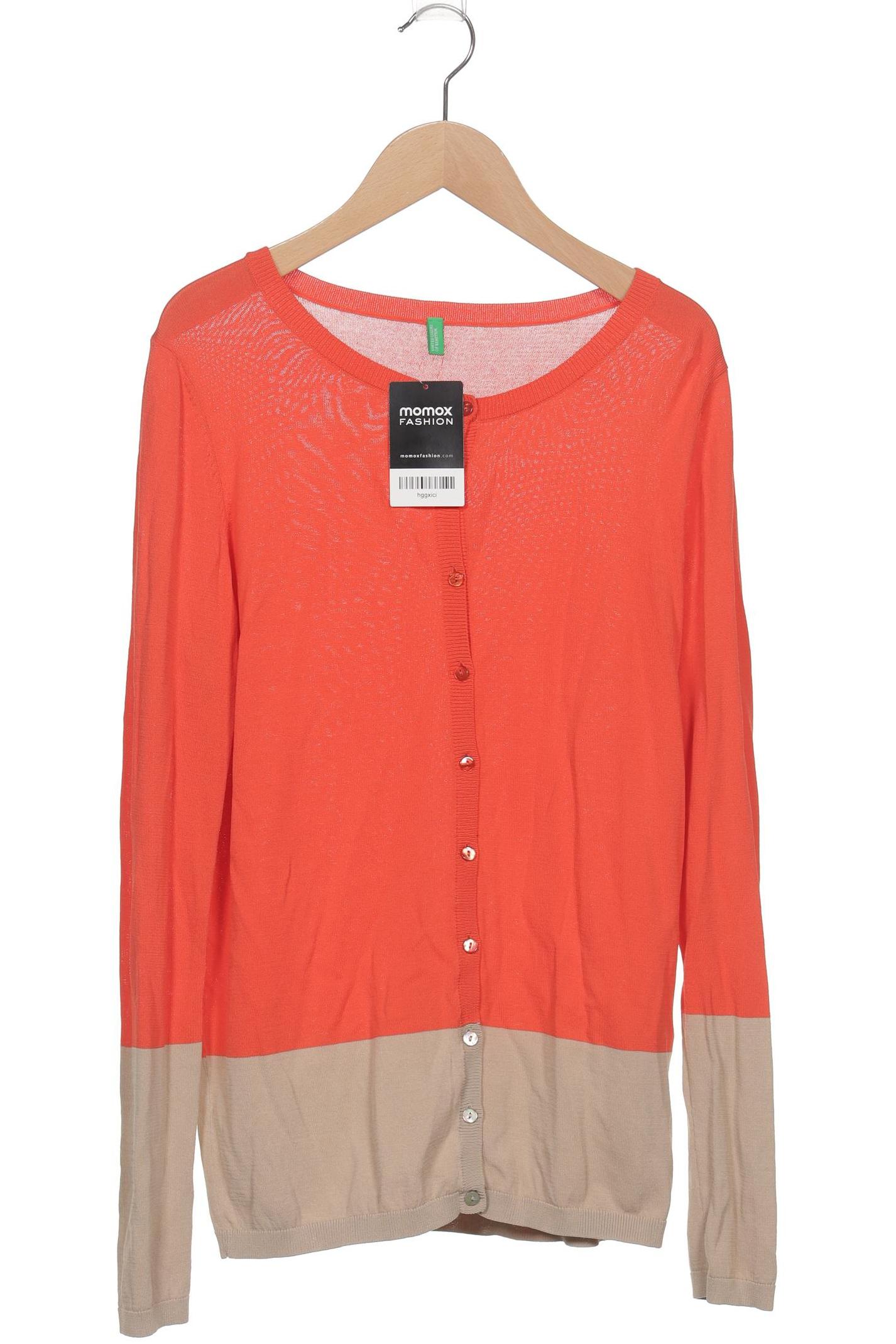 

United Colors OF Benetton Damen Strickjacke, orange, Gr. 38