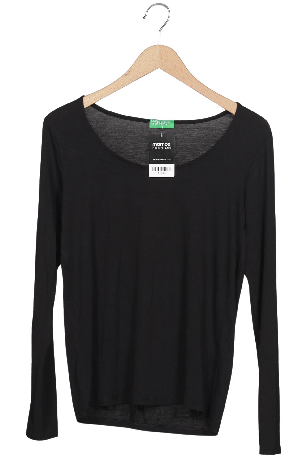 

United Colors OF Benetton Damen Langarmshirt, schwarz, Gr. 38