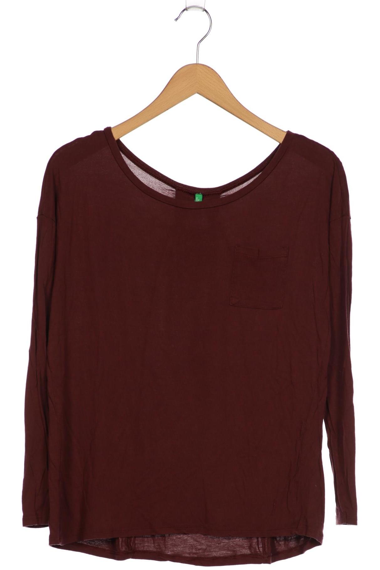 

United Colors OF Benetton Damen Langarmshirt, bordeaux, Gr. 36