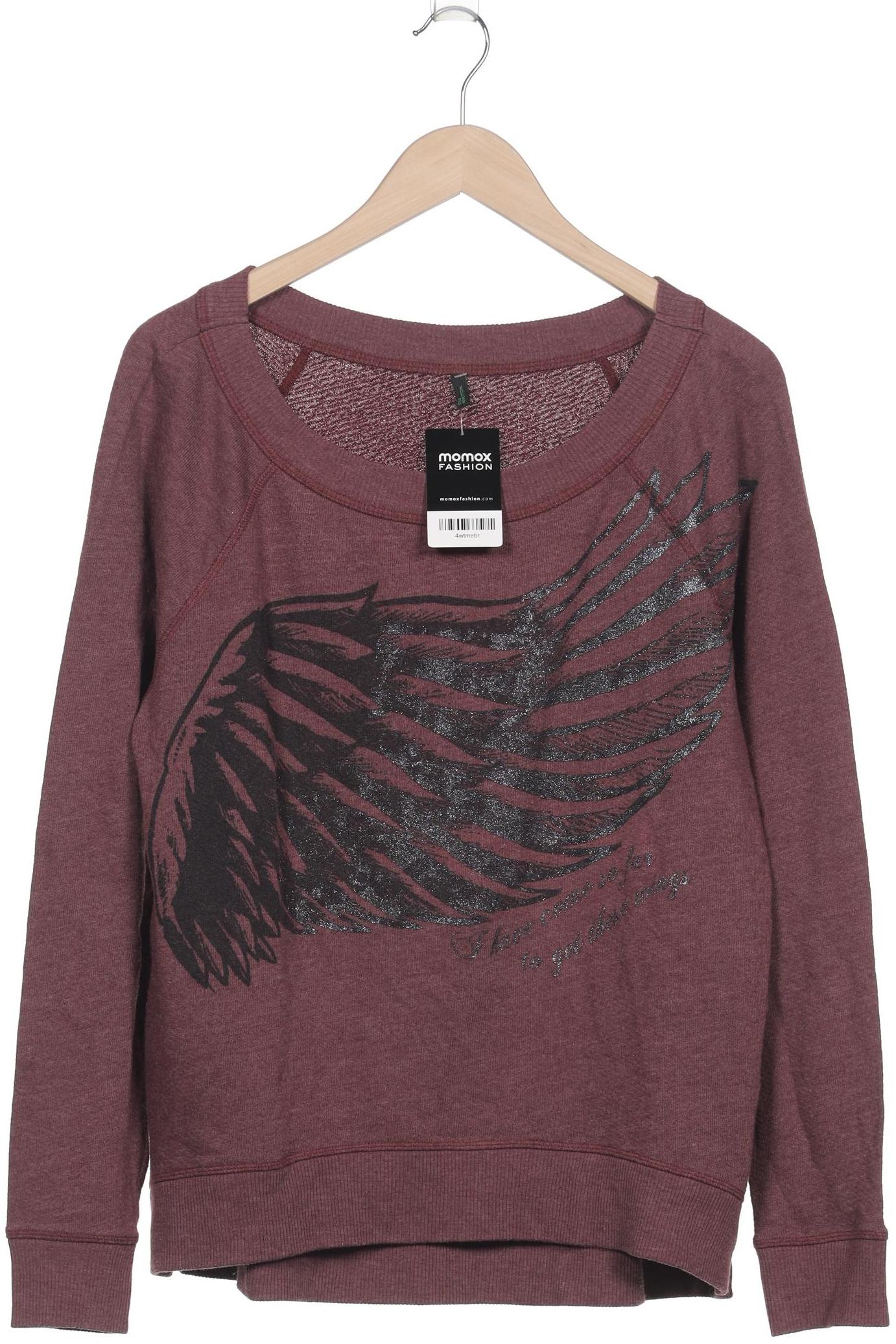 

United Colors OF Benetton Damen Sweatshirt, bordeaux, Gr. 44