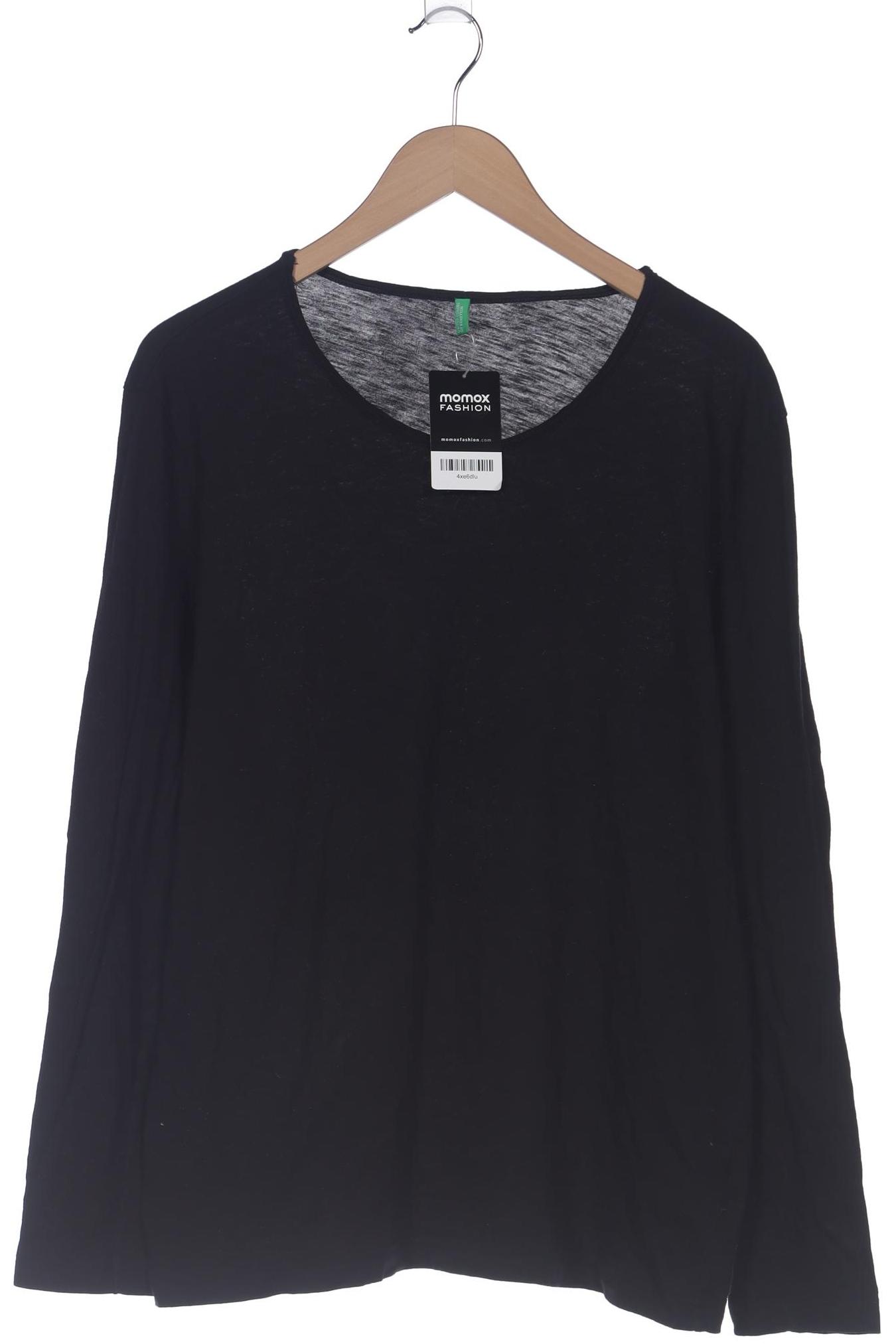 

United Colors OF Benetton Herren Langarmshirt, schwarz, Gr. 54