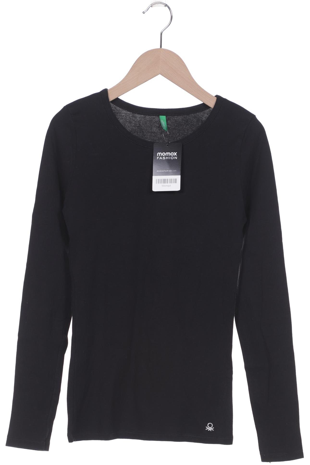

UNITED COLORS OF BENETTON Damen Langarmshirt, schwarz