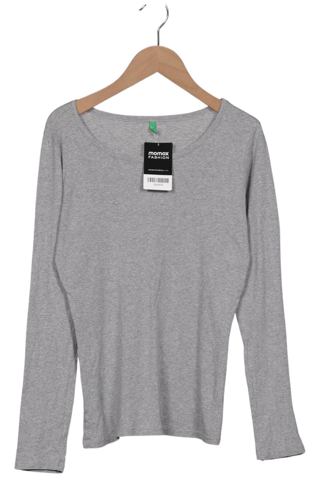 

United Colors OF Benetton Damen Langarmshirt, grau, Gr. 38
