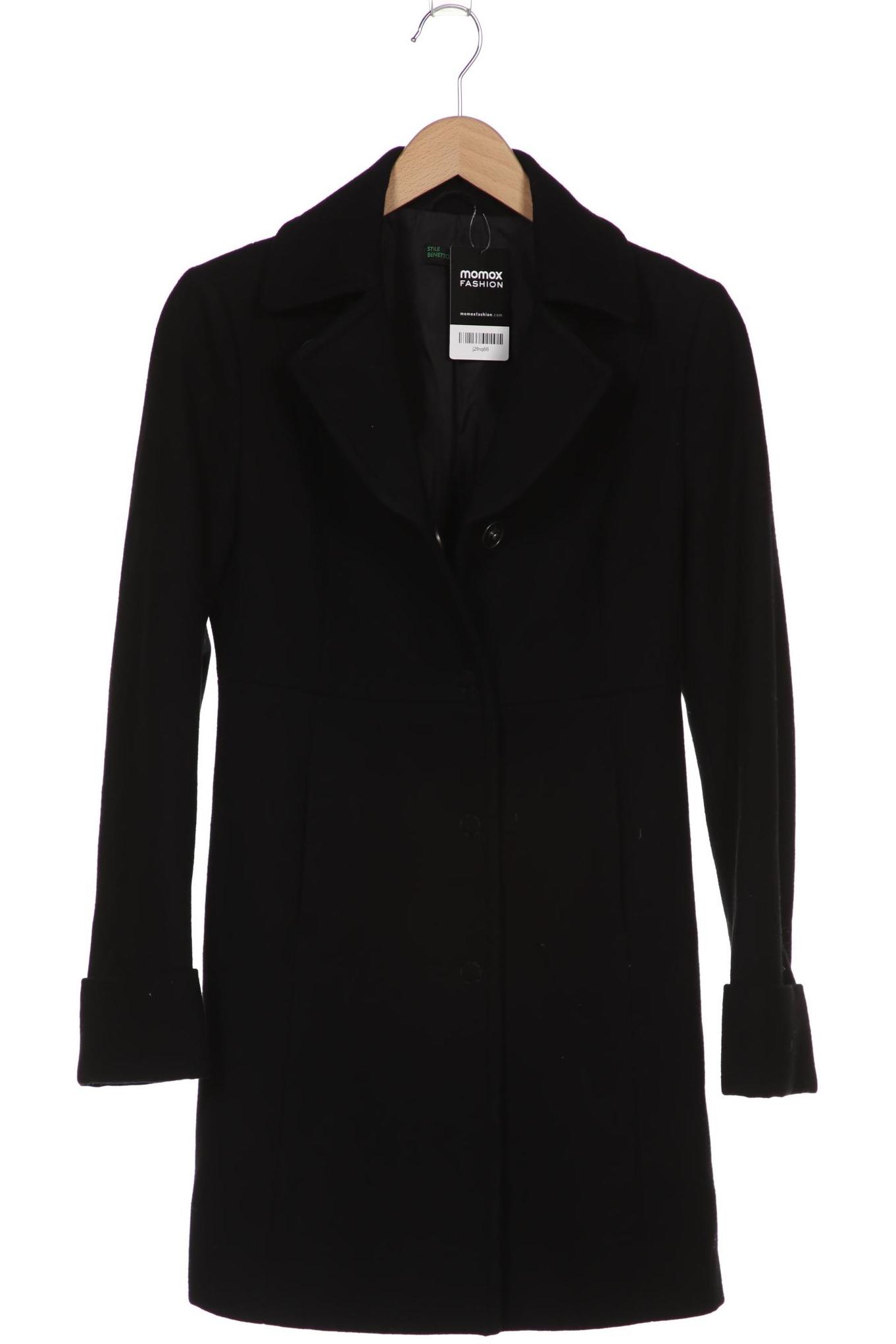 

United Colors OF Benetton Damen Mantel, schwarz, Gr. 40