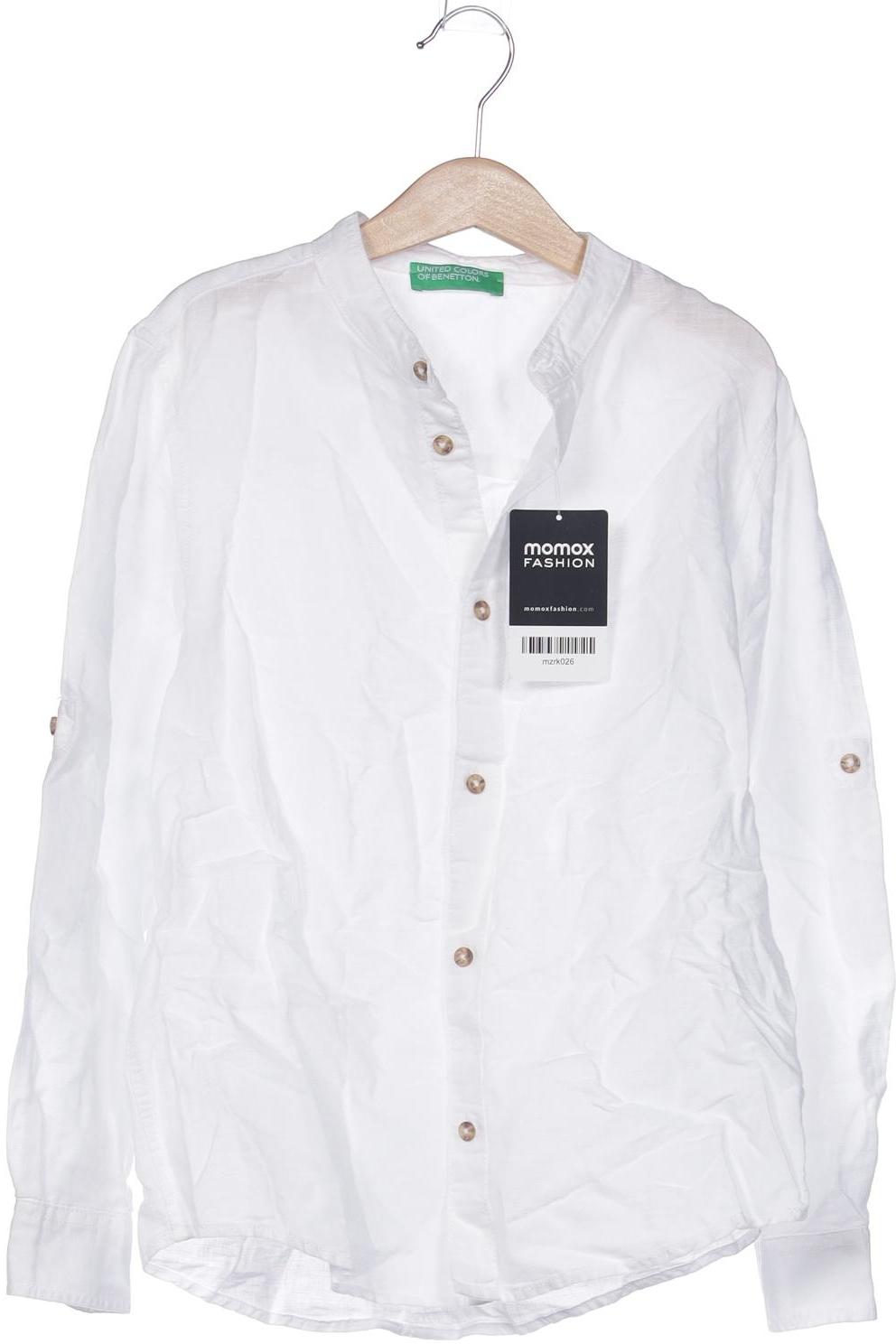 

United Colors OF Benetton Herren Hemd, weiß, Gr. 152