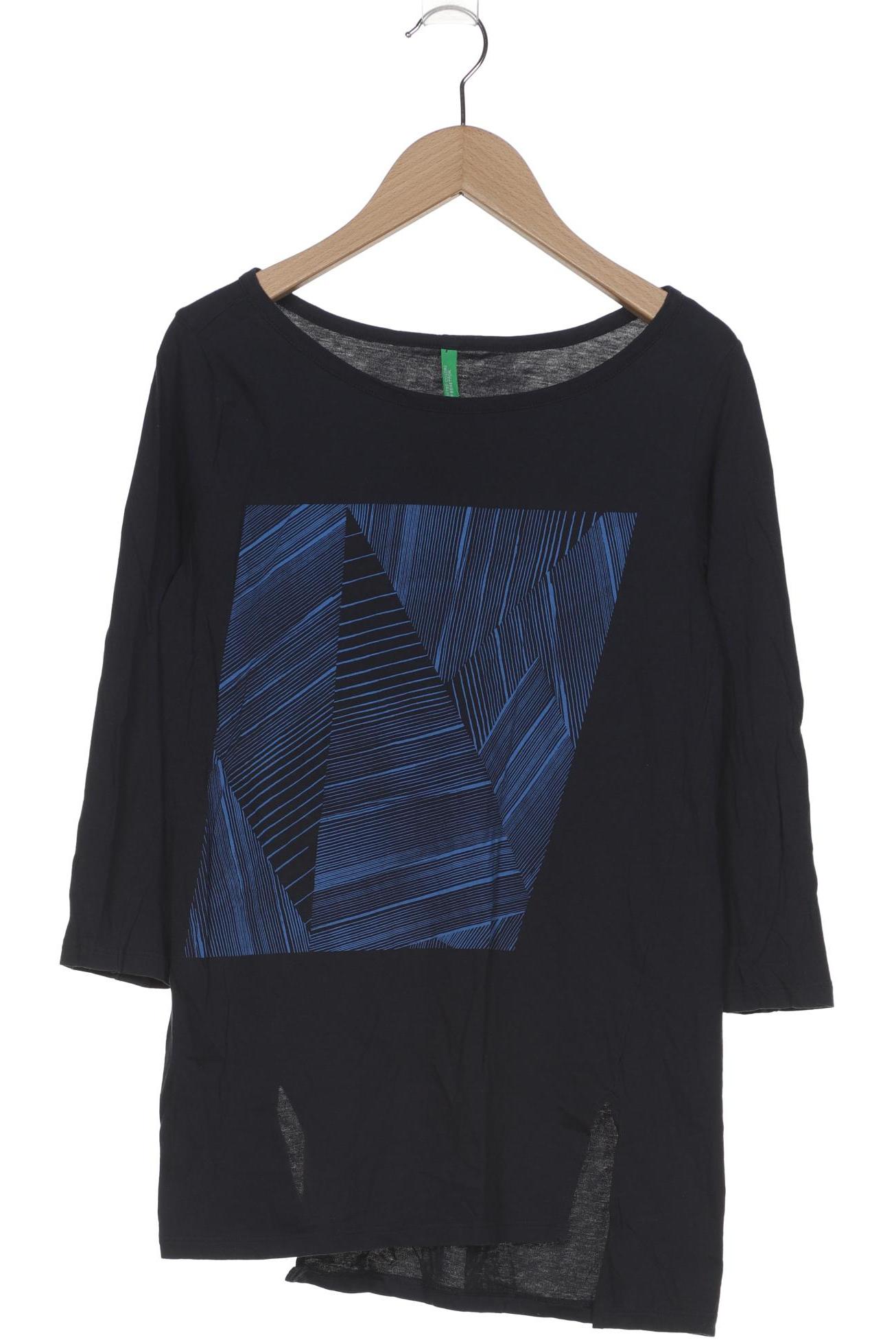 

United Colors OF Benetton Damen Langarmshirt, marineblau, Gr. 36