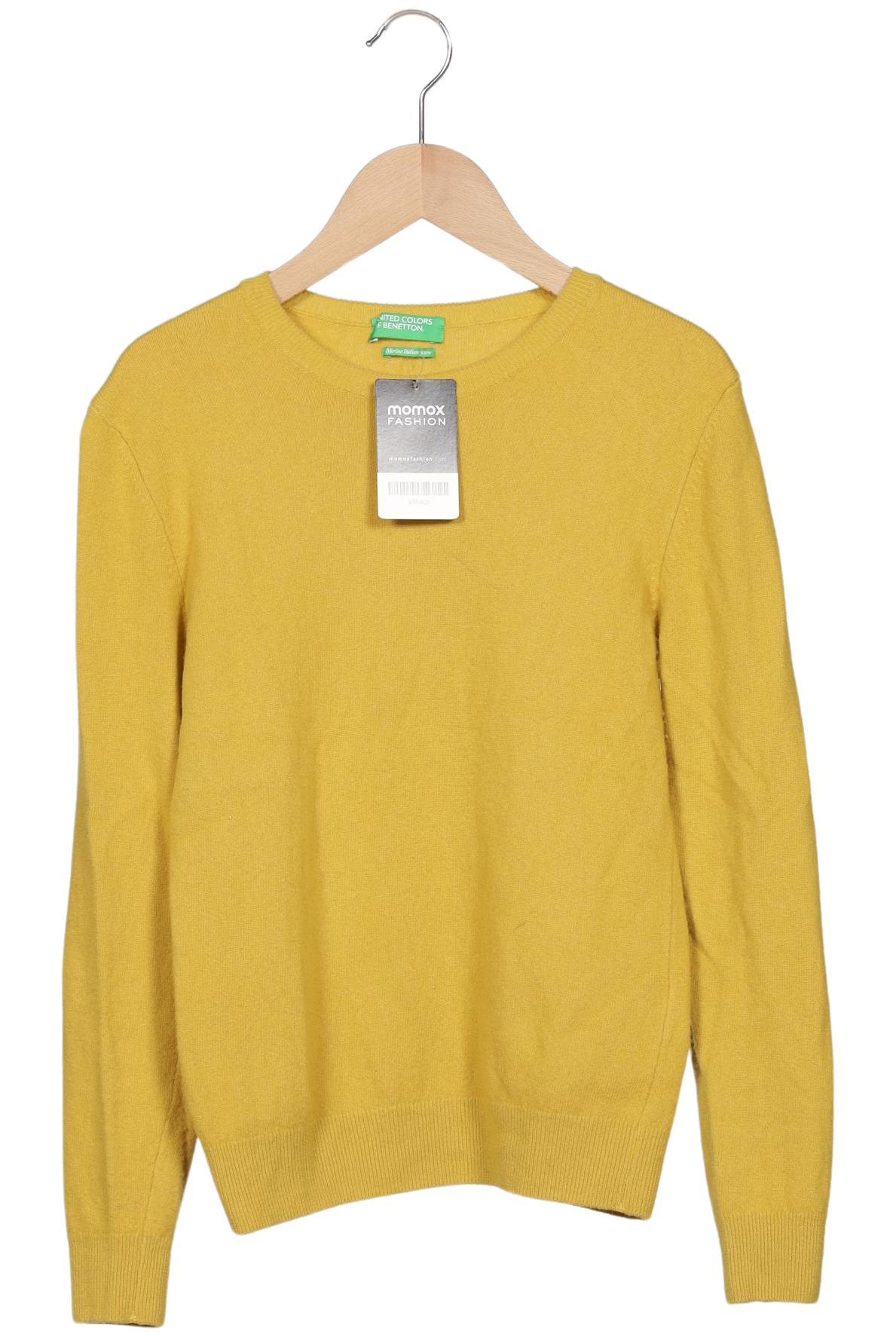 

United Colors OF Benetton Damen Pullover, gelb, Gr. 36