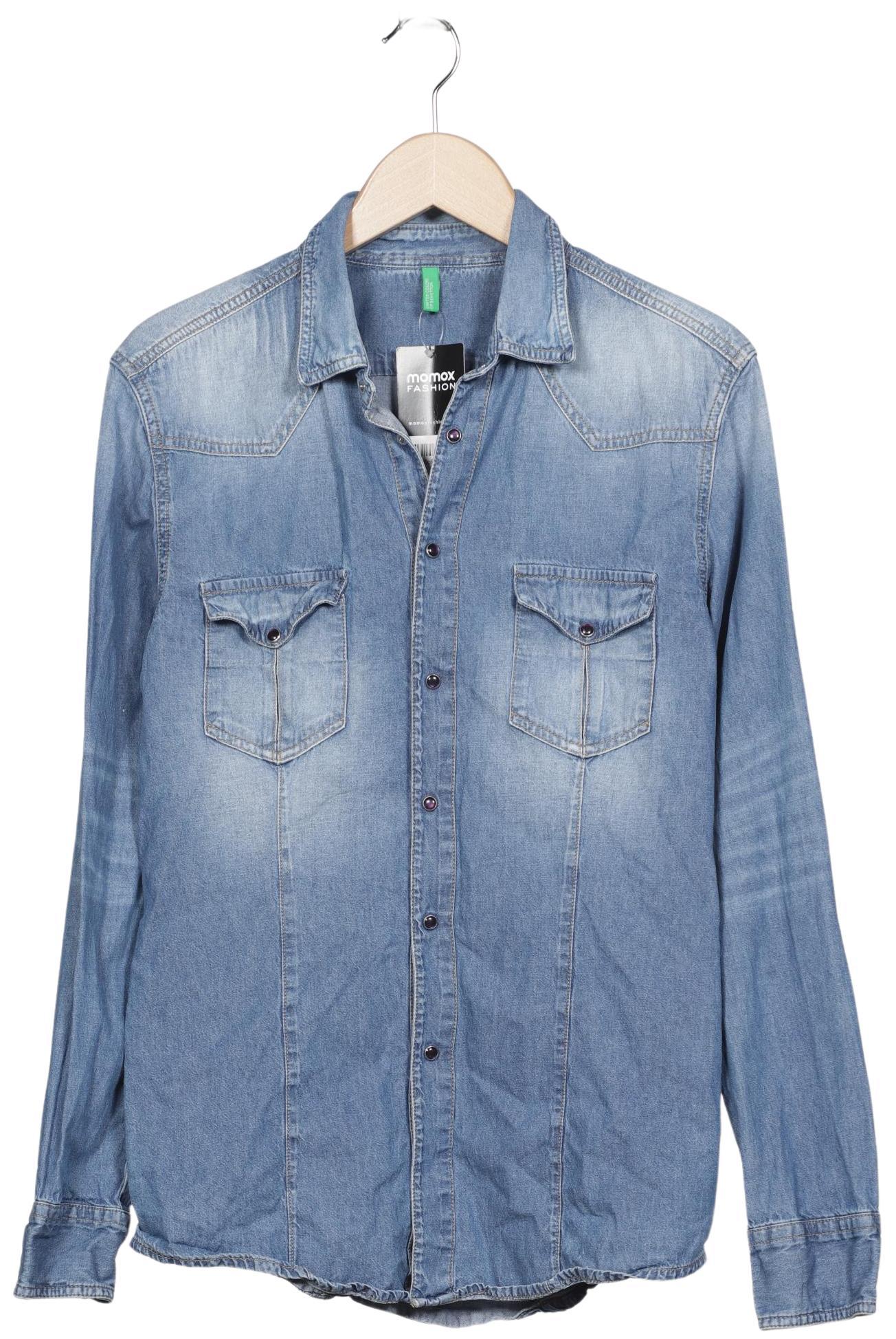 

United Colors OF Benetton Herren Hemd, hellblau, Gr. 48