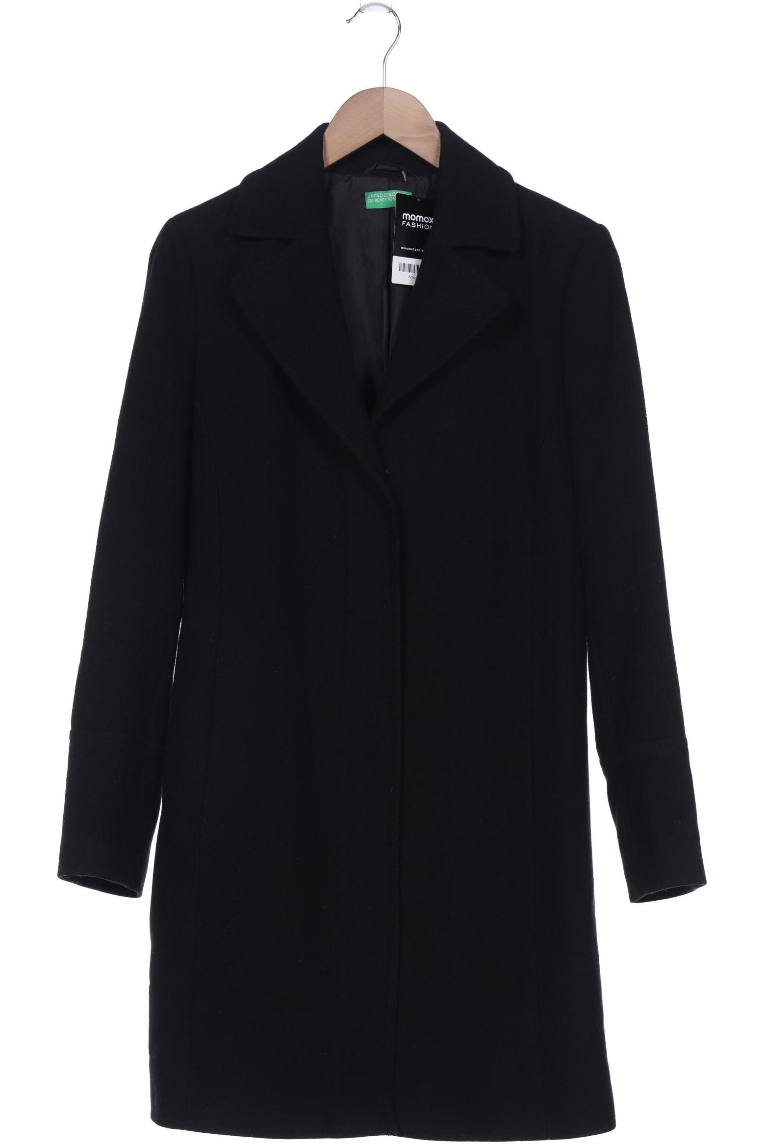 

United Colors OF Benetton Damen Mantel, schwarz, Gr. 38