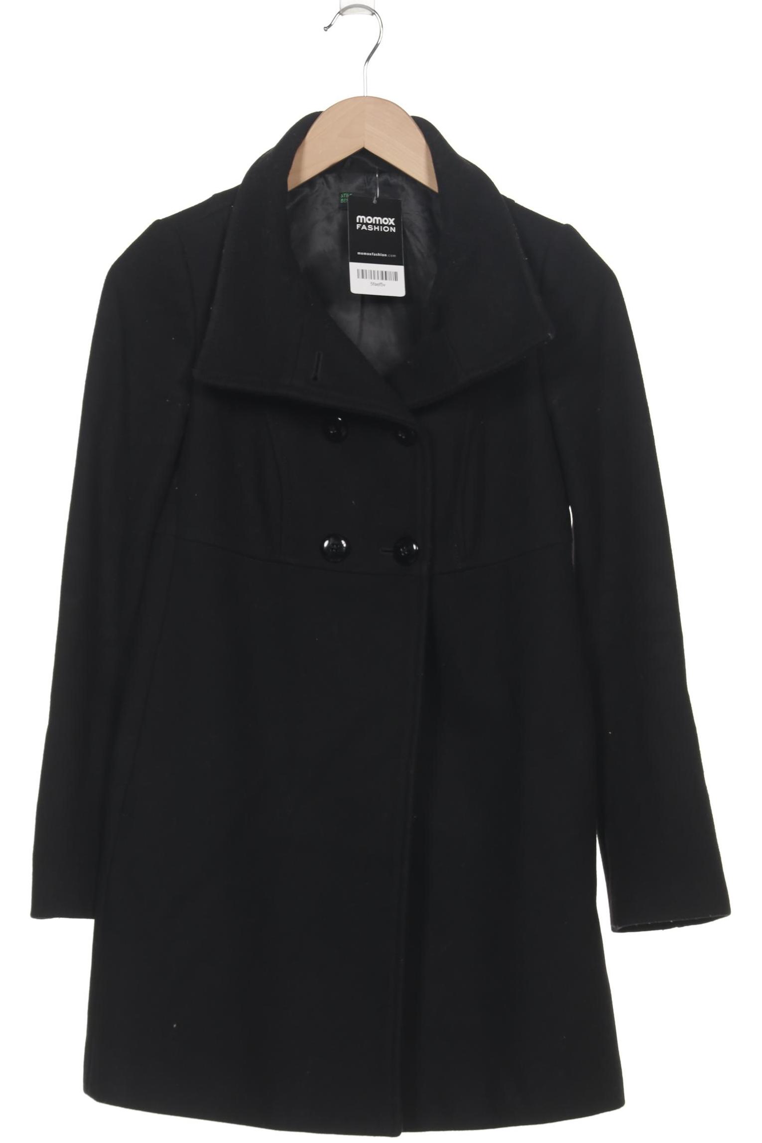 

United Colors OF Benetton Damen Mantel, schwarz, Gr. 38
